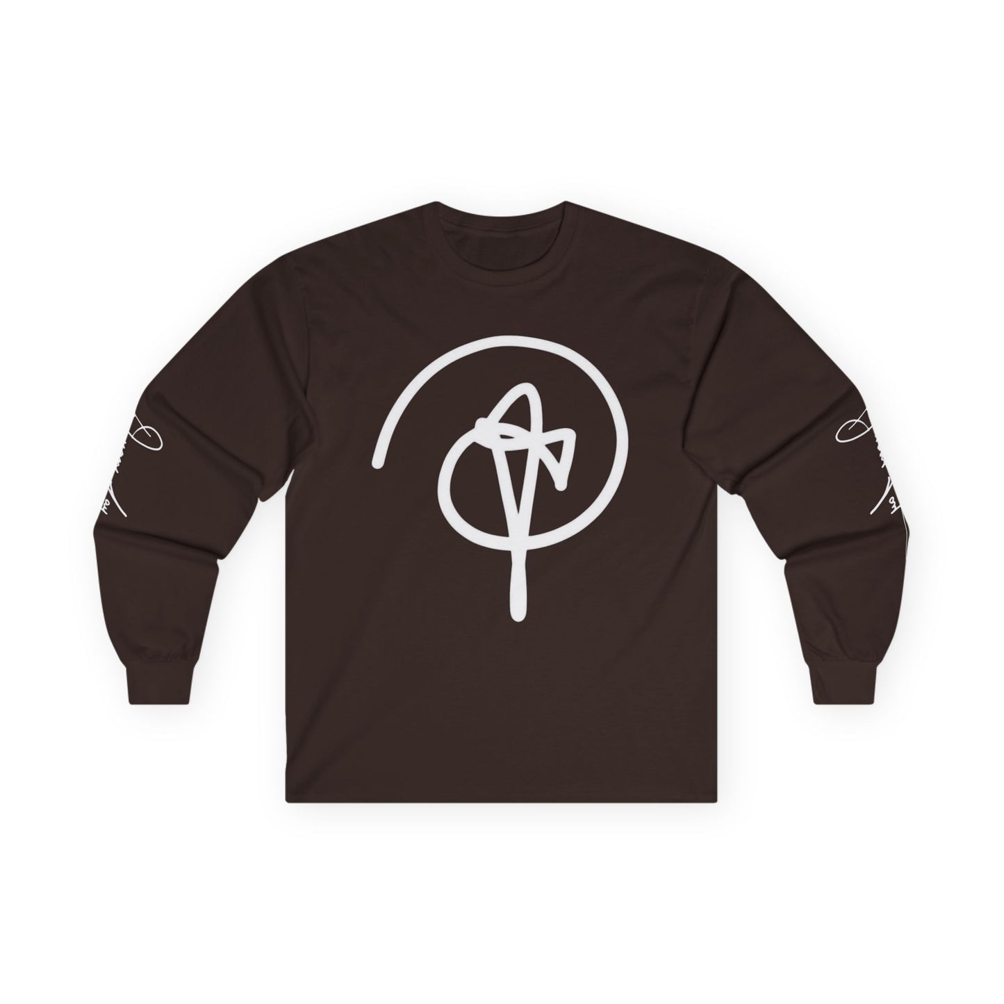 DuaneJay Signature Icon Long Sleeve White Label — premium streetwear long sleeve featuring a bold white signature icon with an exclusive back design, crafted for comfort and style, the ultimate statement piece for those who live and breathe the DuaneJay Fashion lifestyle with confidence and distinction