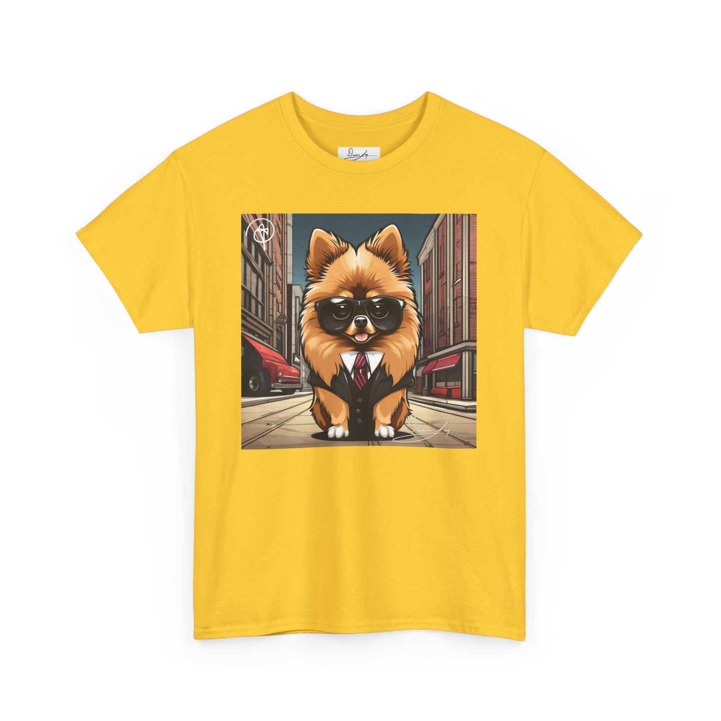 Adult Unisex Pomeranian Heavy Cotton Tee