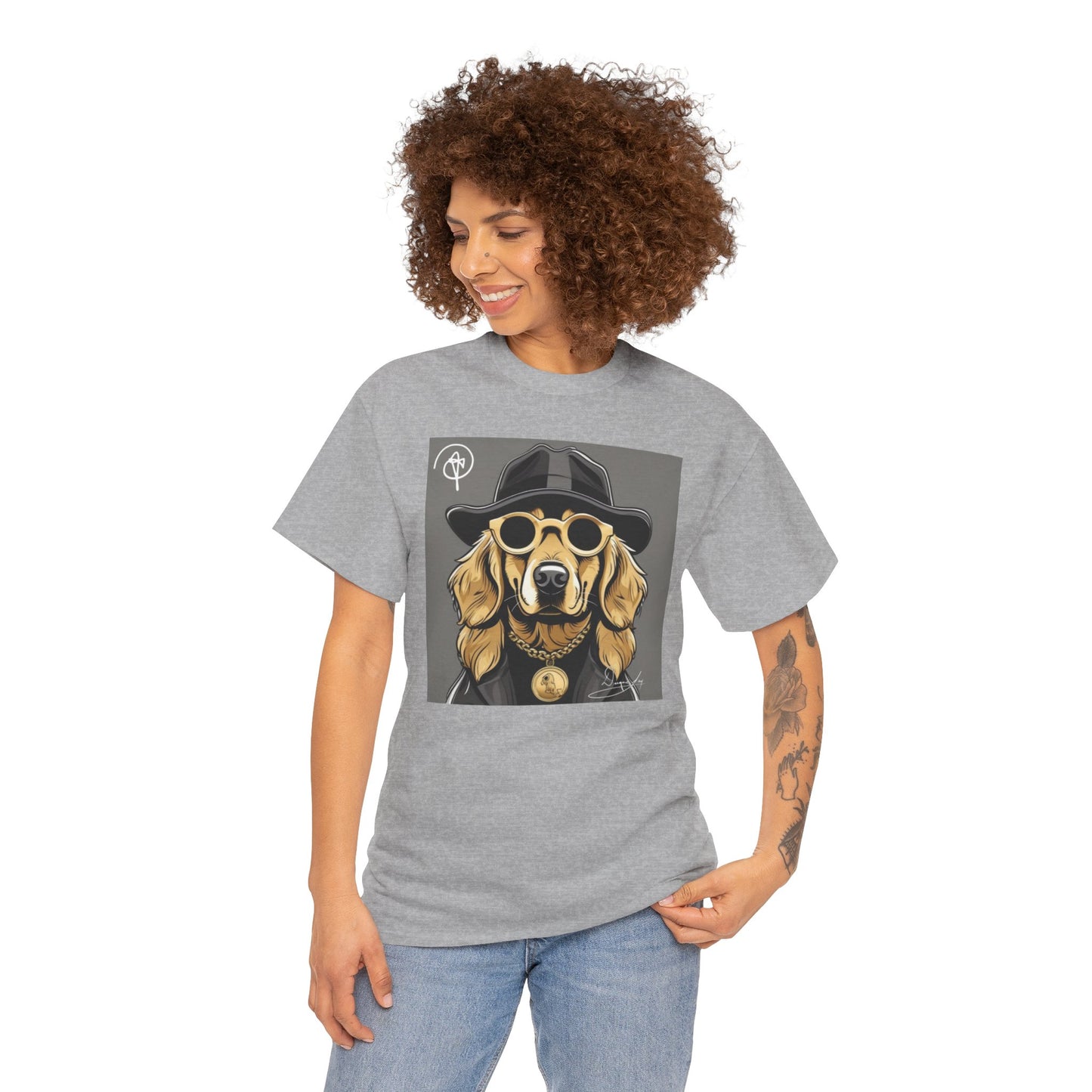 Unisex Golden Retriever Heavy Cotton Tee