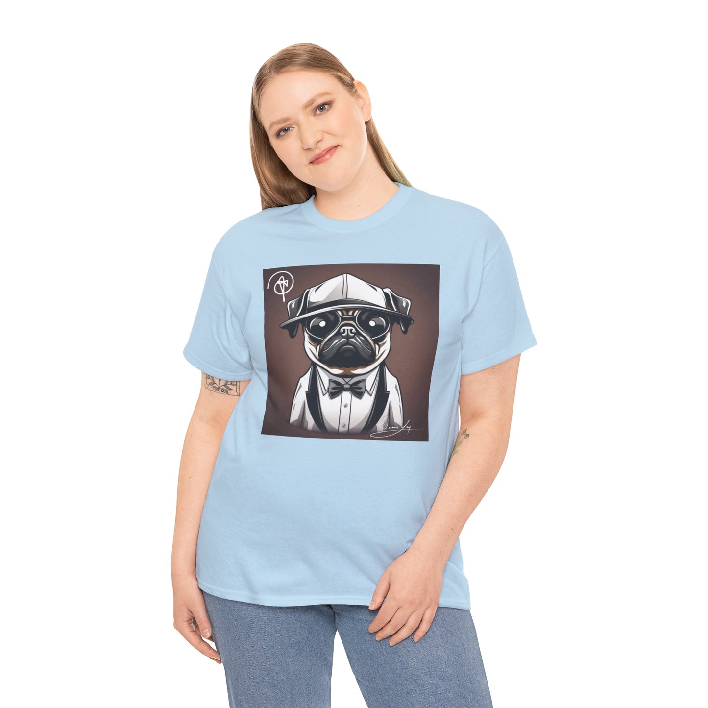 Unisex Pug Heavy Cotton Tee