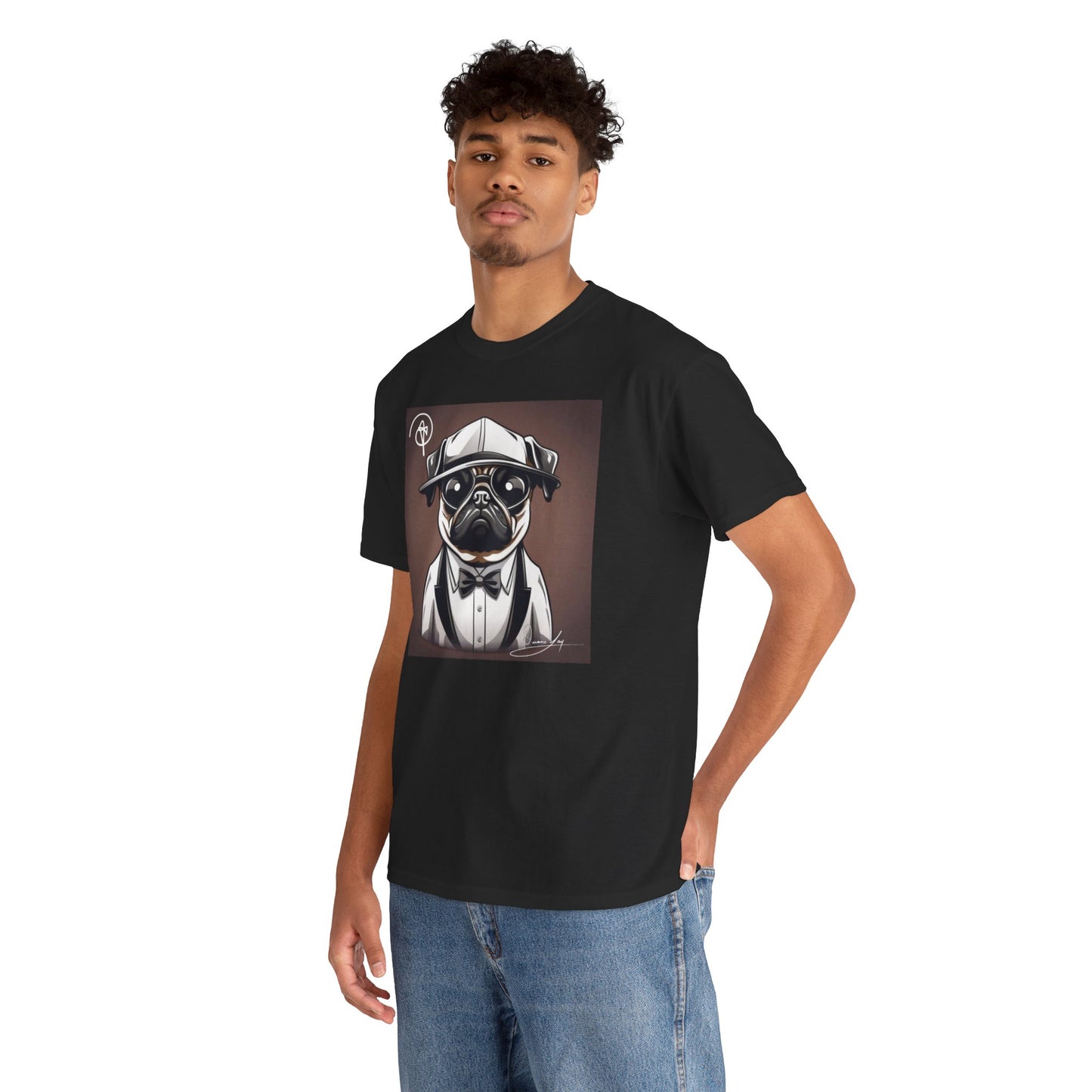 Unisex Pug Heavy Cotton Tee