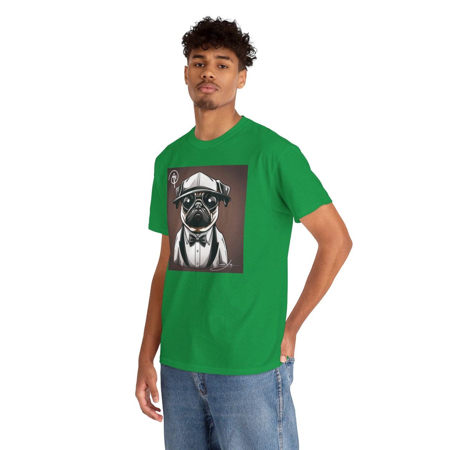 Unisex Pug Heavy Cotton Tee