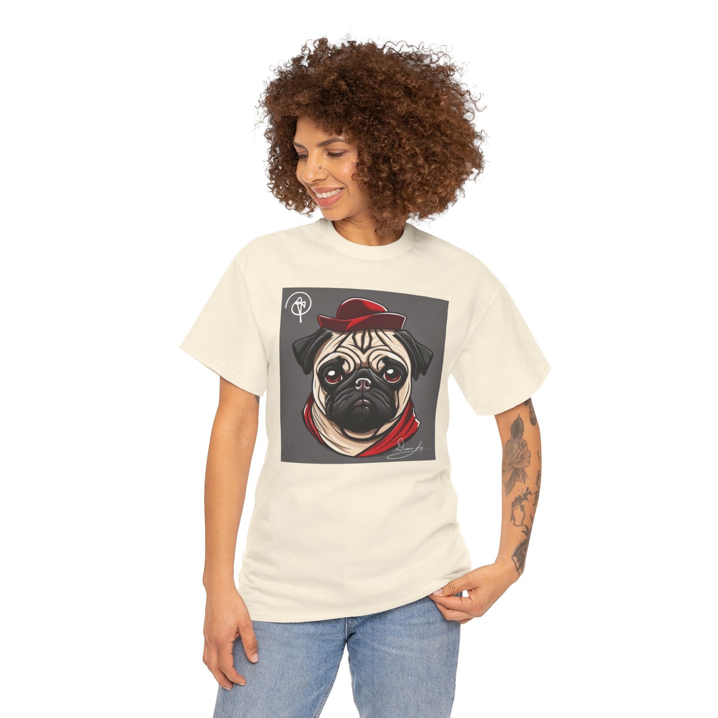 Unisex Pug Heavy Cotton Tee