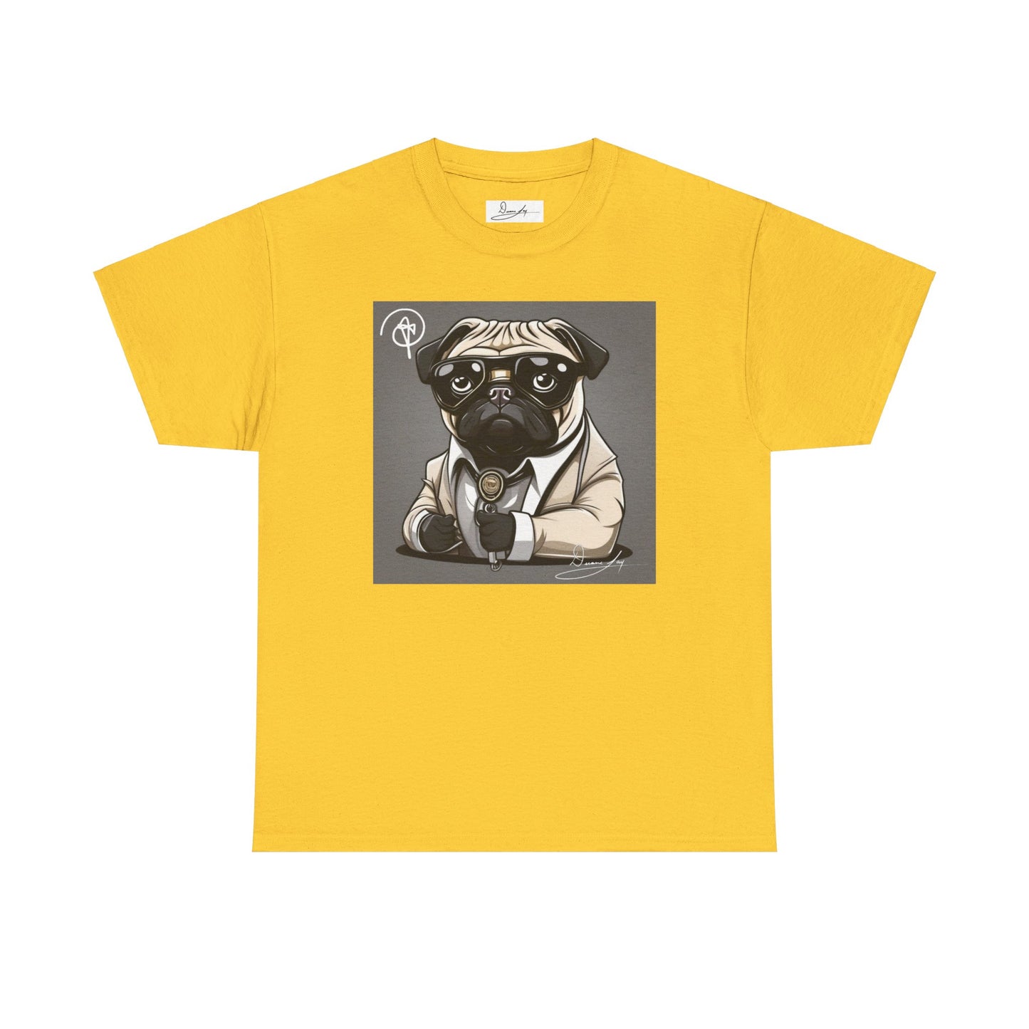 Unisex Pug Heavy Cotton Tee