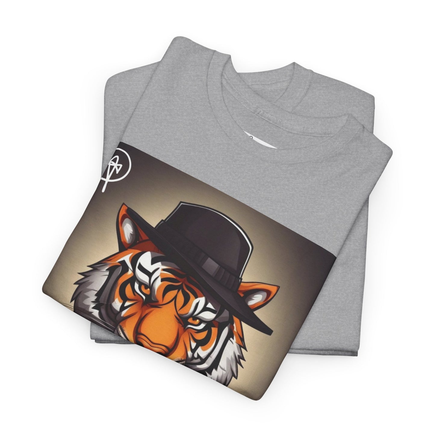 DuaneJay Tiger Gentleman T-Shirt — bold tiger graphic tee featuring a distinguished tiger in gentleman style, a powerful streetwear statement for those who wear confidence with class