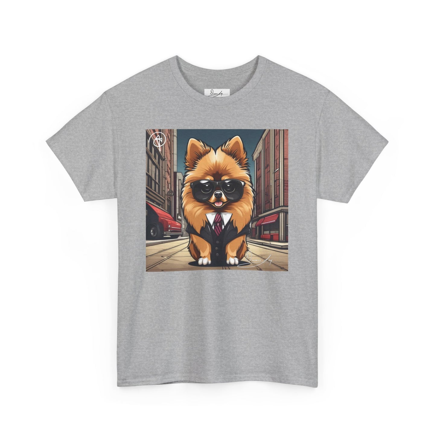 Adult Unisex Pomeranian Heavy Cotton Tee