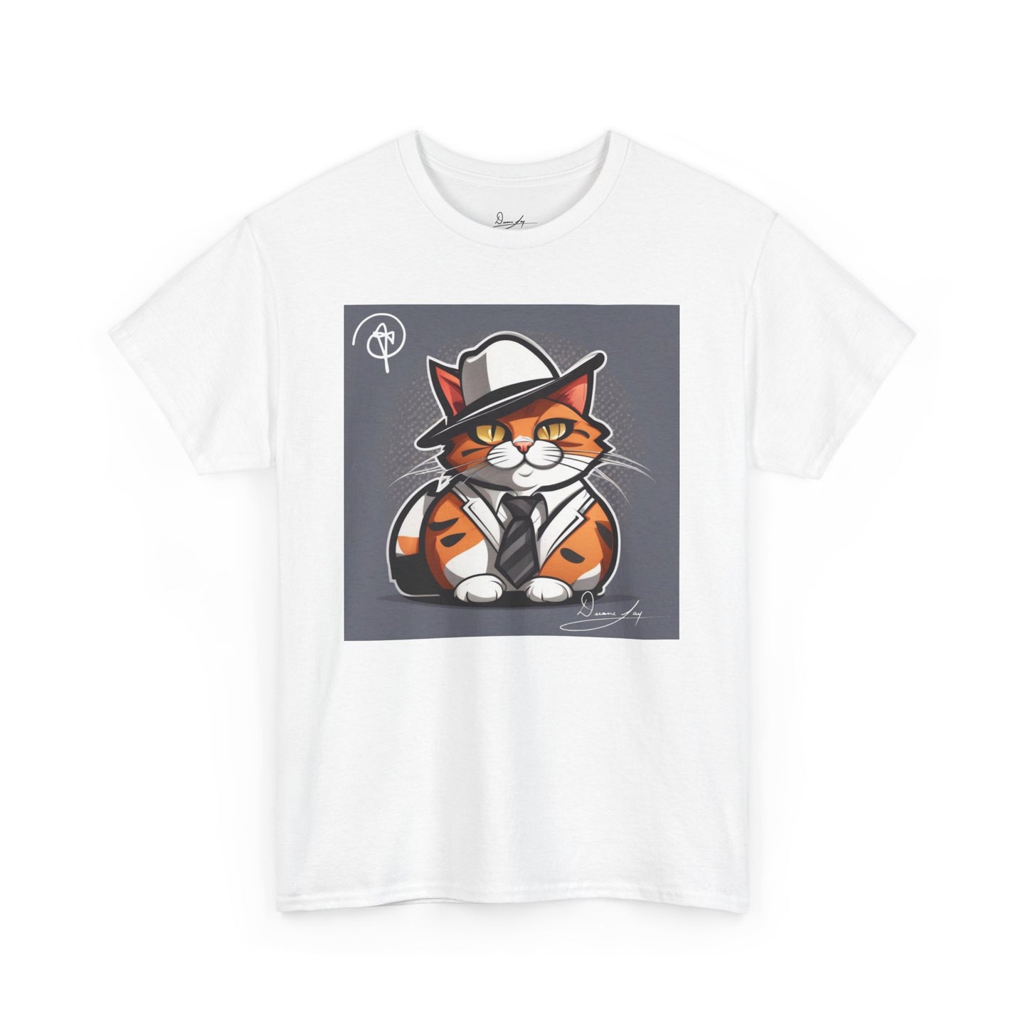 Unisex Cat Heavy Cotton Tee