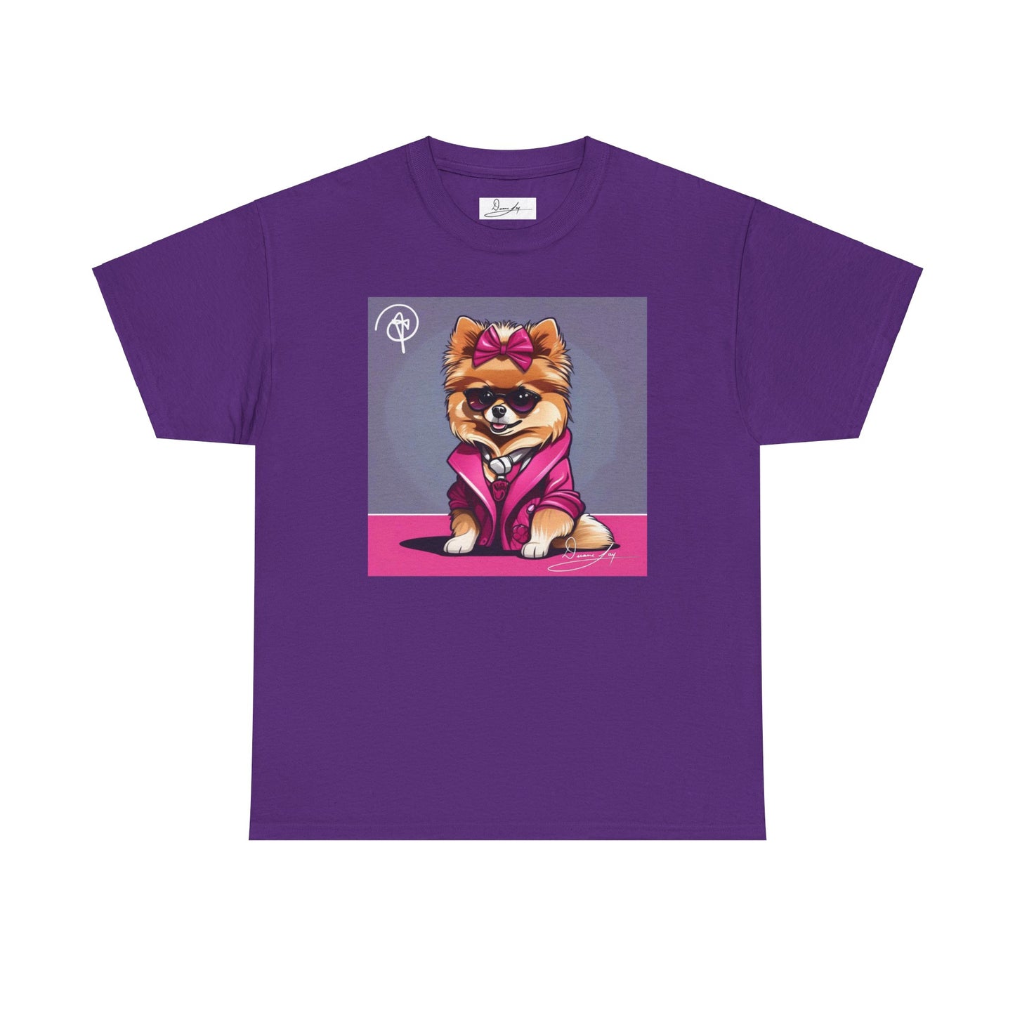 Unisex Heavy Pomeranian Cotton Tee