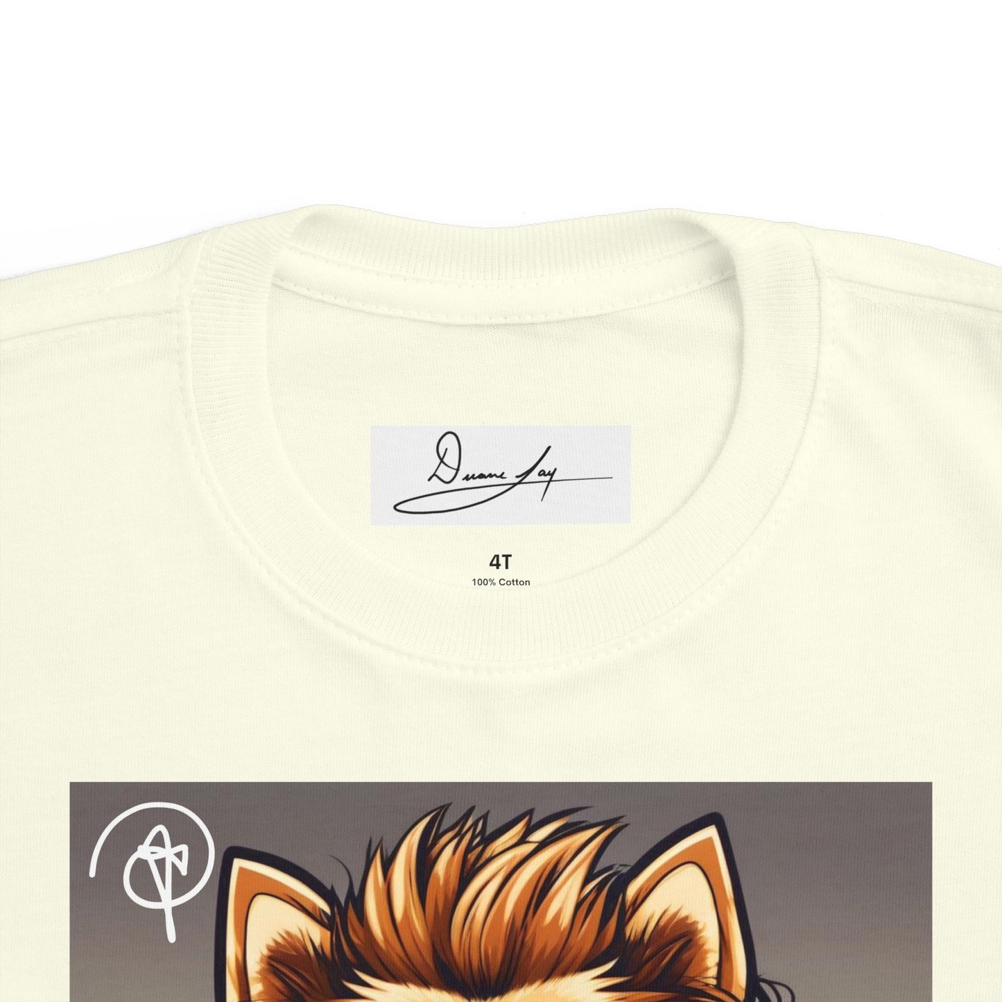DuaneJay Cool Pomeranian Kids T-Shirt — fun kids graphic tee featuring an adorable Pomeranian rocking sunglasses and headphones, a bold and playful streetwear-inspired look for kids who carry the DuaneJay Fashion style with confidence