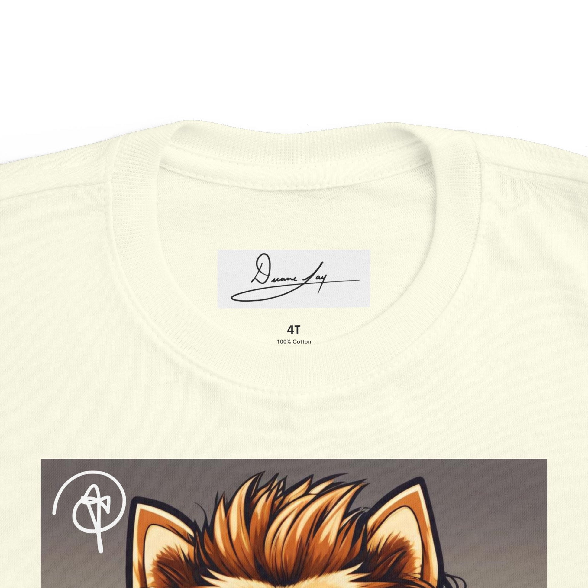DuaneJay Cool Pomeranian Kids T-Shirt — fun kids graphic tee featuring an adorable Pomeranian rocking sunglasses and headphones, a bold and playful streetwear-inspired look for kids who carry the DuaneJay Fashion style with confidence