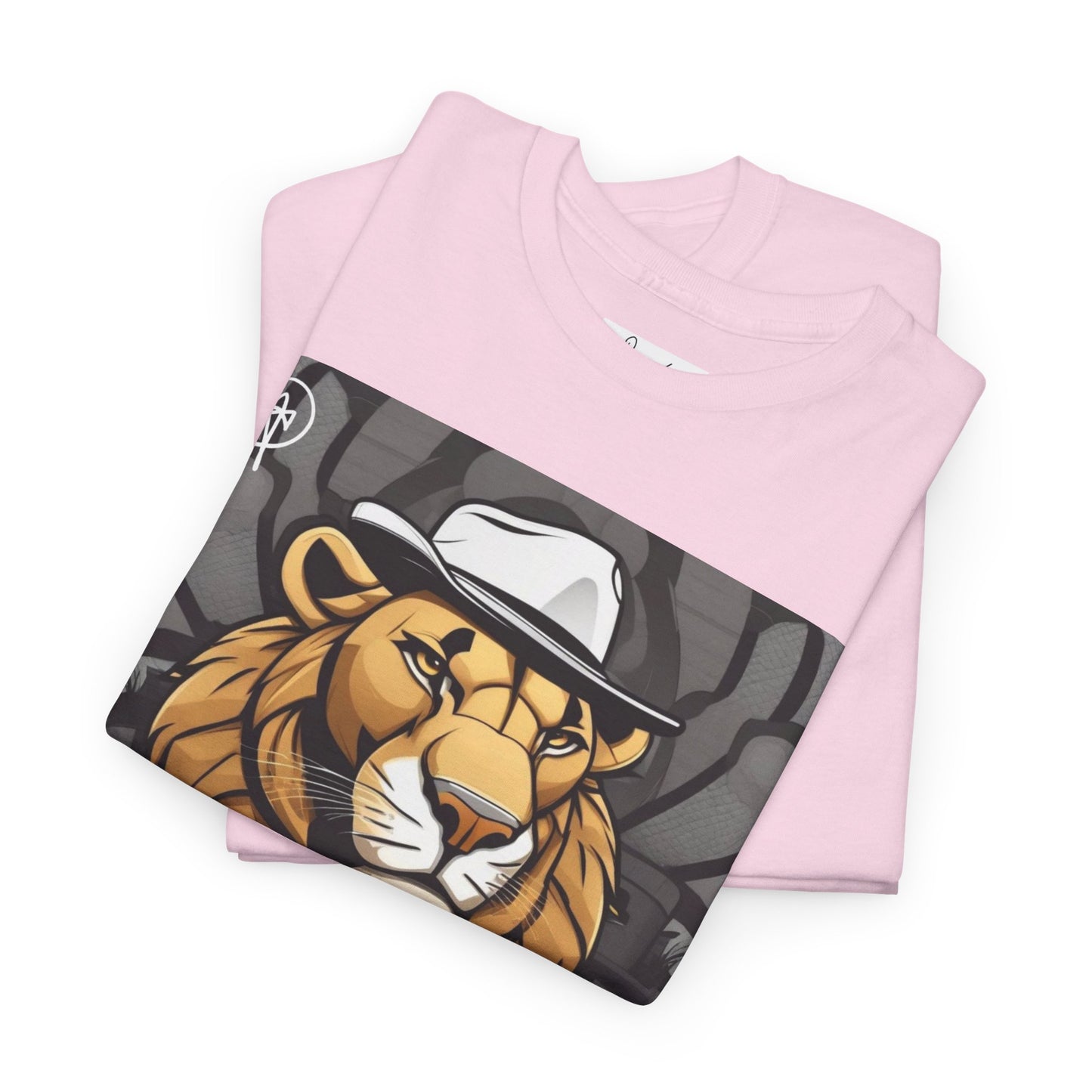 DuaneJay Lion Gangster Graphic Tee — powerful streetwear tee featuring a bold lion with gangster-inspired artistry, symbolizing strength, dominance, and signature style