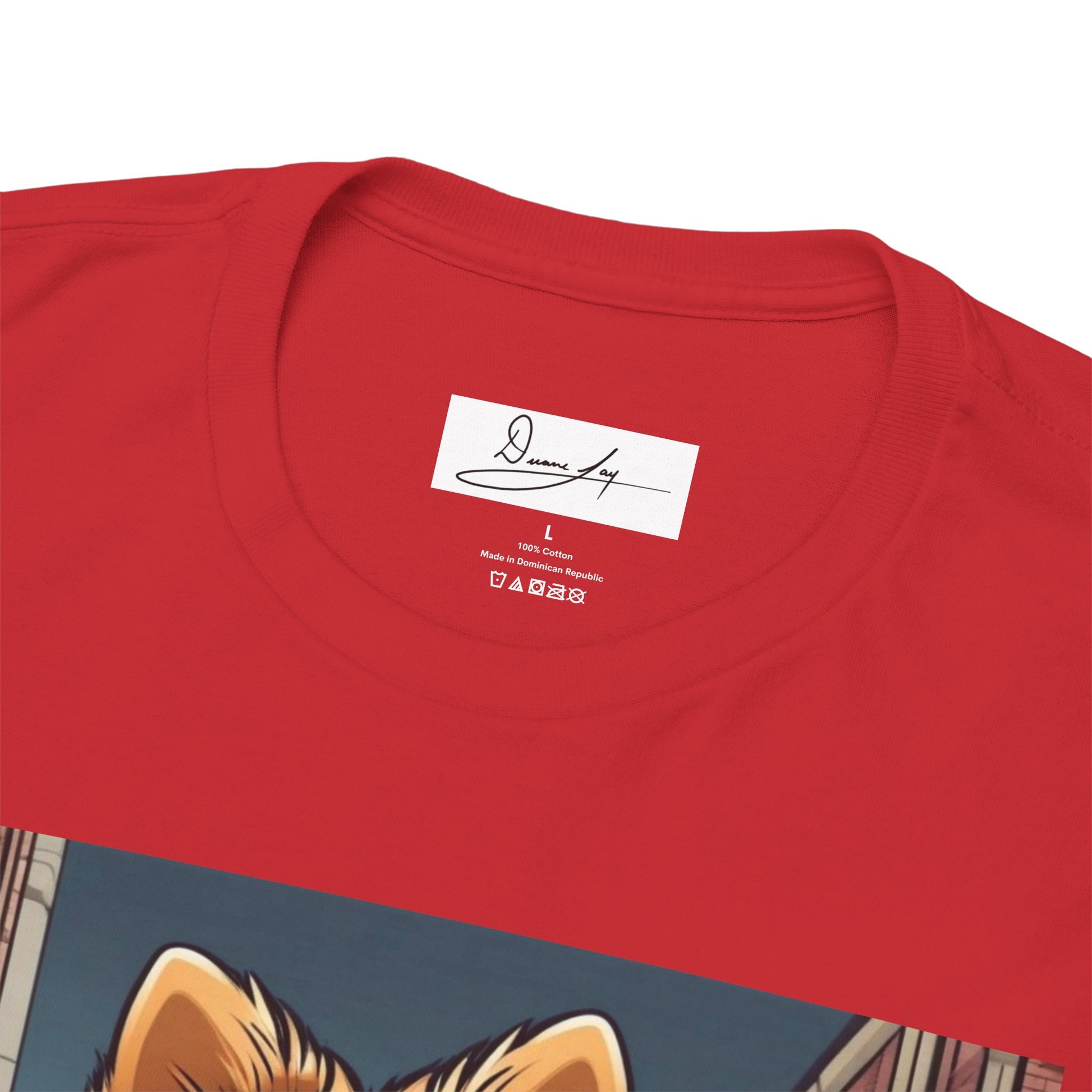 DuaneJay Pomeranian Business Dog T-Shirt — cute Pomeranian in suit graphic tee streetwear