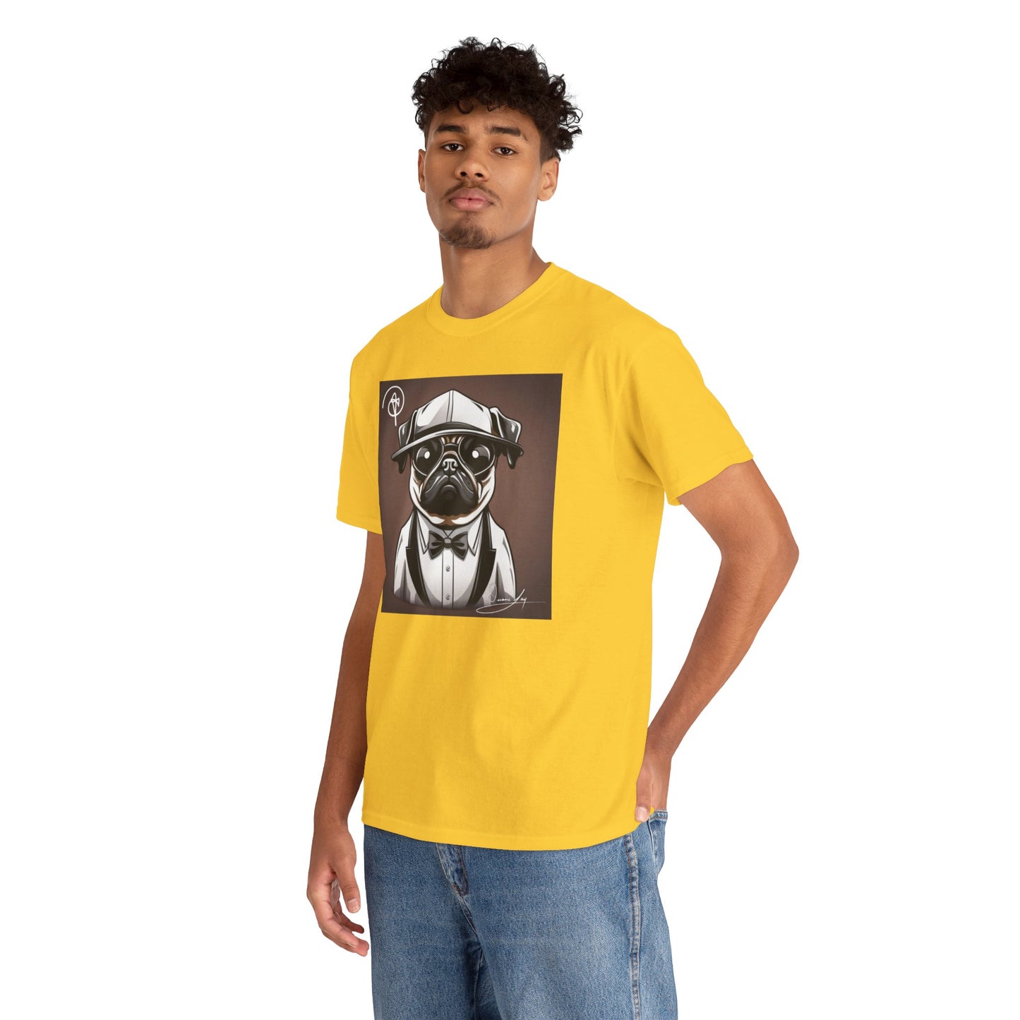 Unisex Pug Heavy Cotton Tee