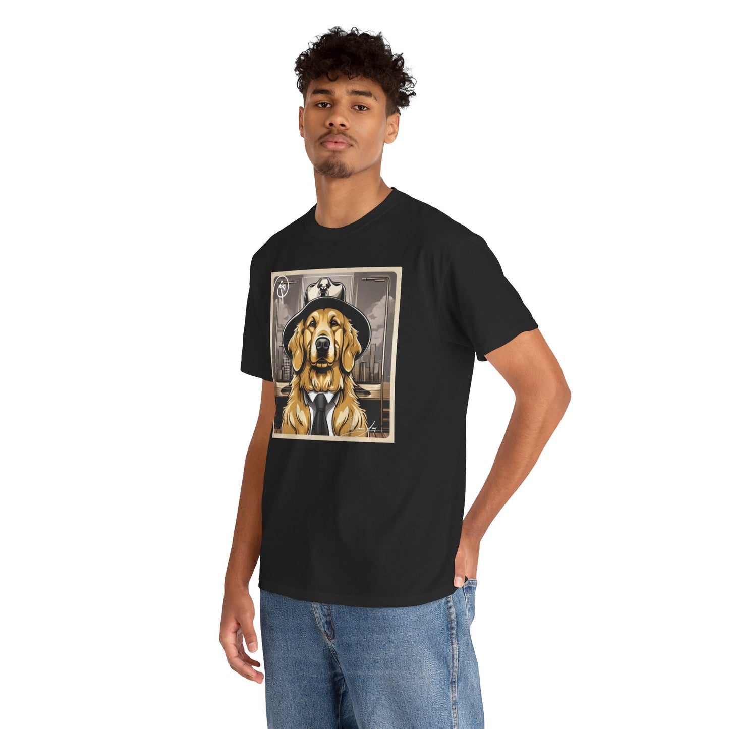 Unisex Golden Retriever Heavy Cotton Tee