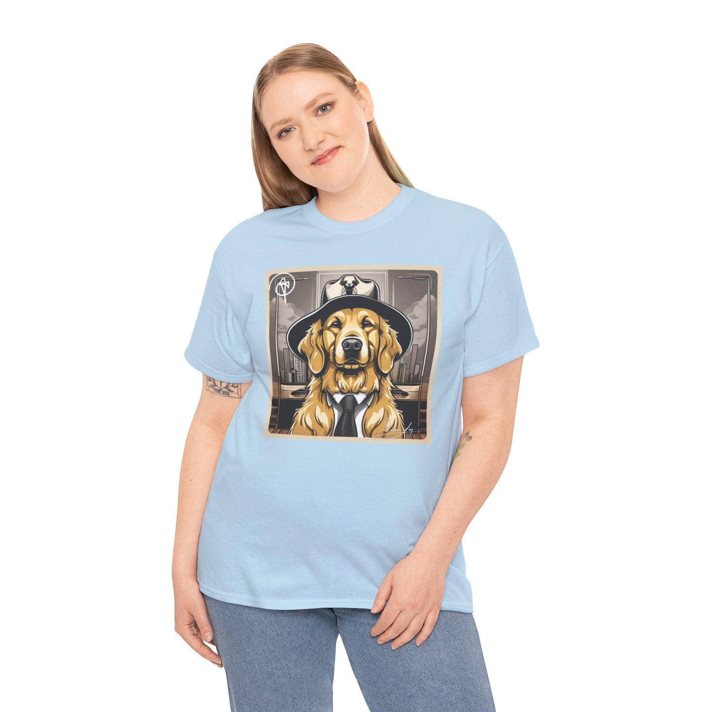 Unisex Golden Retriever Heavy Cotton Tee