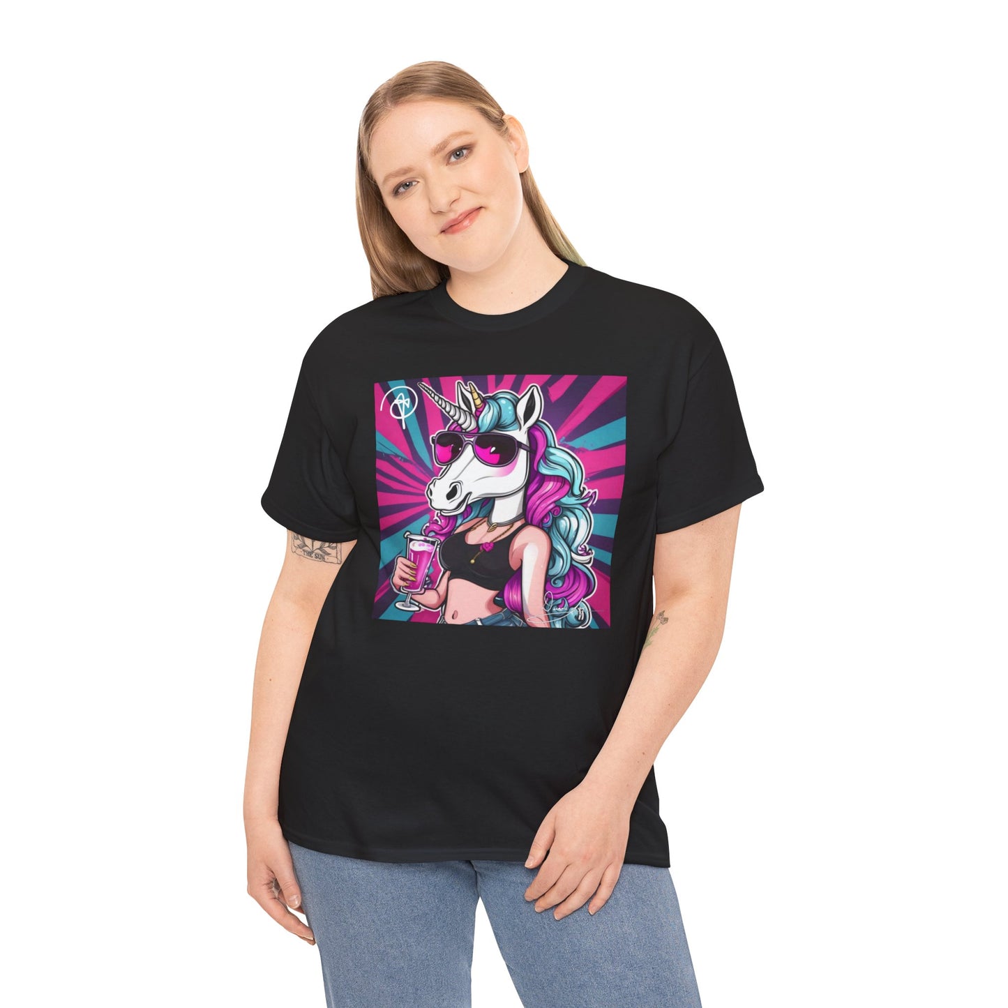 Unisex Unicorn Heavy Cotton Tee