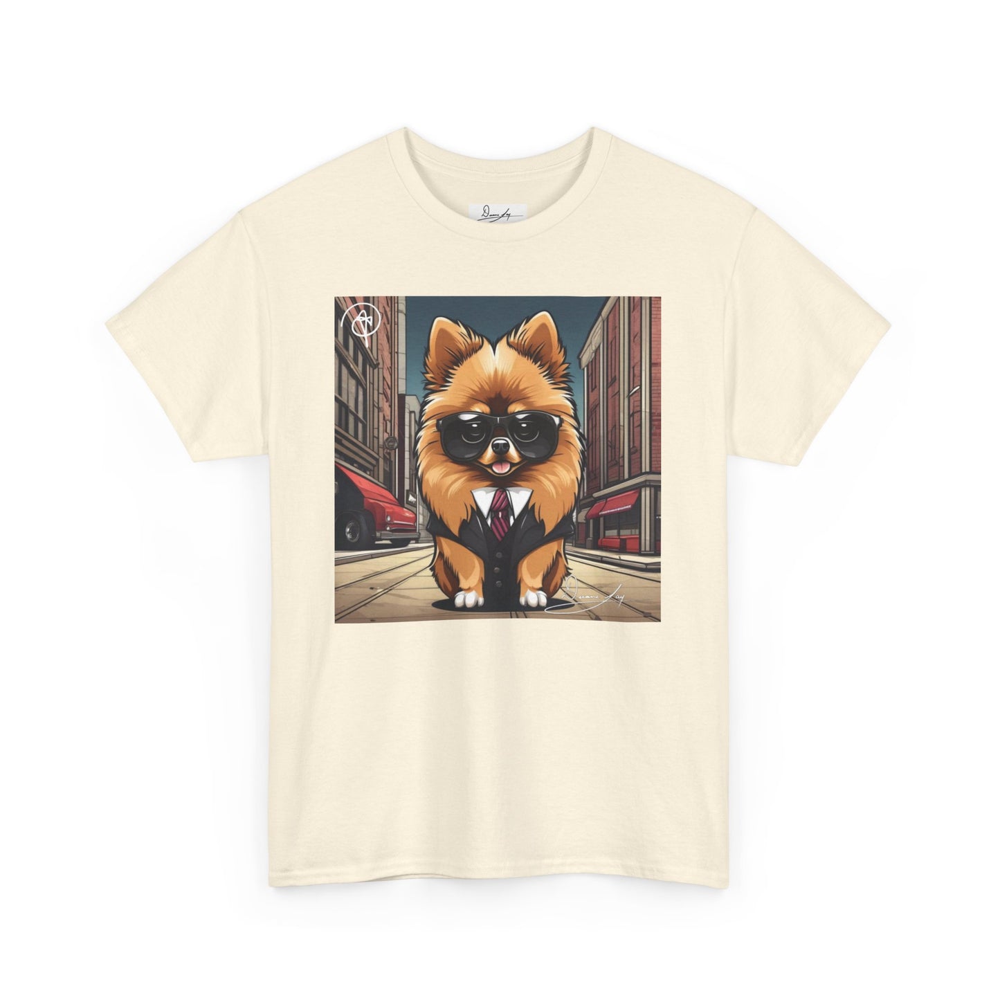 Adult Unisex Pomeranian Heavy Cotton Tee