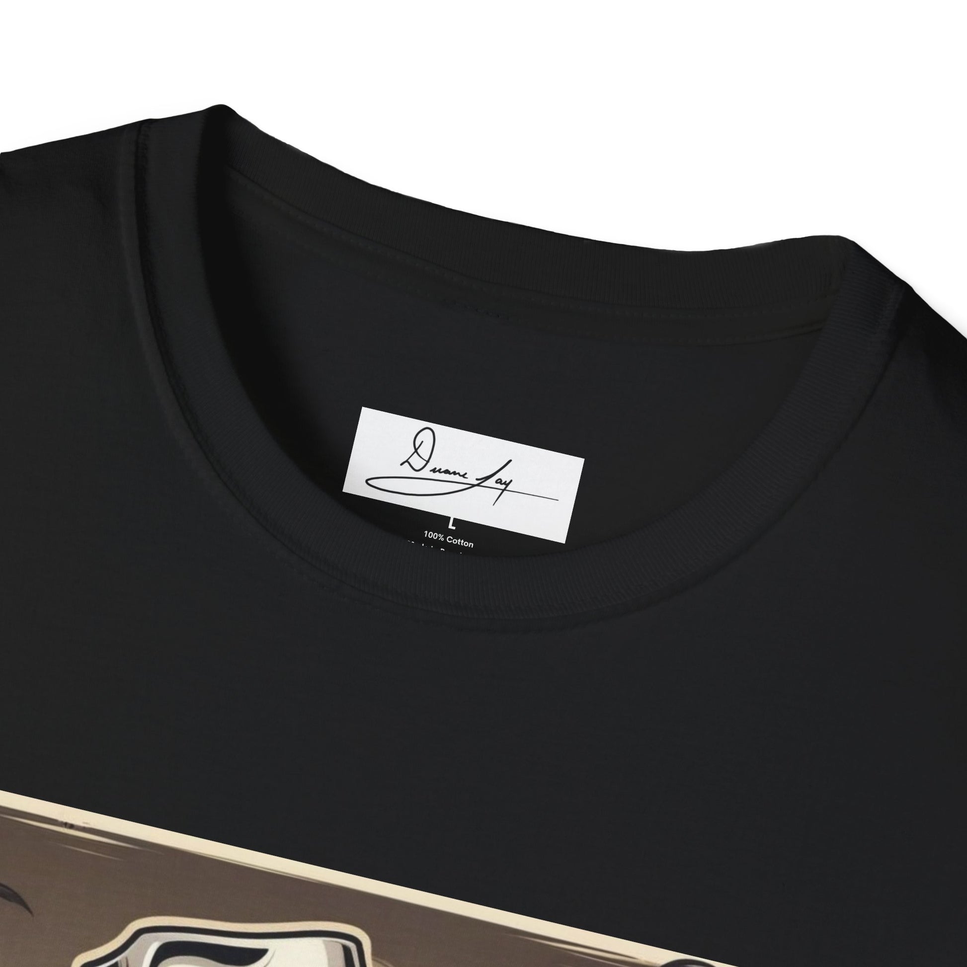 DuaneJay Skull Gangster T-Shirt — retro mafia skeleton graphic tee streetwear