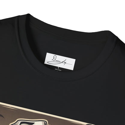 DuaneJay Skull Gangster T-Shirt — retro mafia skeleton graphic tee streetwear