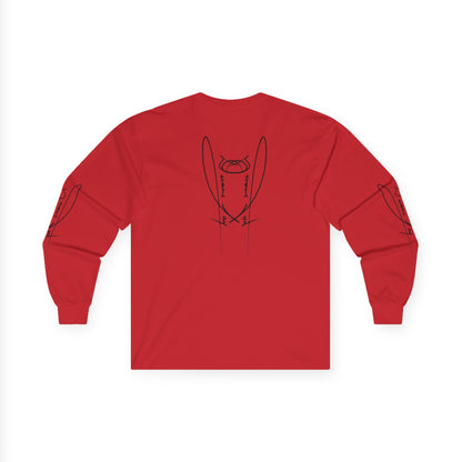 DuaneJay Signature Icon Long Sleeve Black Label — premium streetwear long sleeve featuring a bold black signature icon with an exclusive back design, crafted for comfort and style, the ultimate statement piece for those who live and breathe the DuaneJay Fashion lifestyle with confidence and distinction