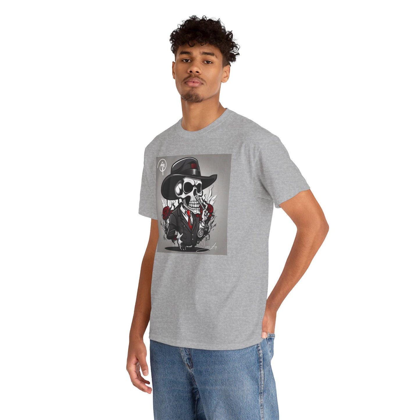 Unisex Skeleton Heavy Cotton Tee