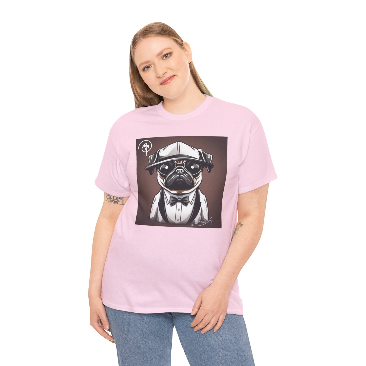 Unisex Pug Heavy Cotton Tee