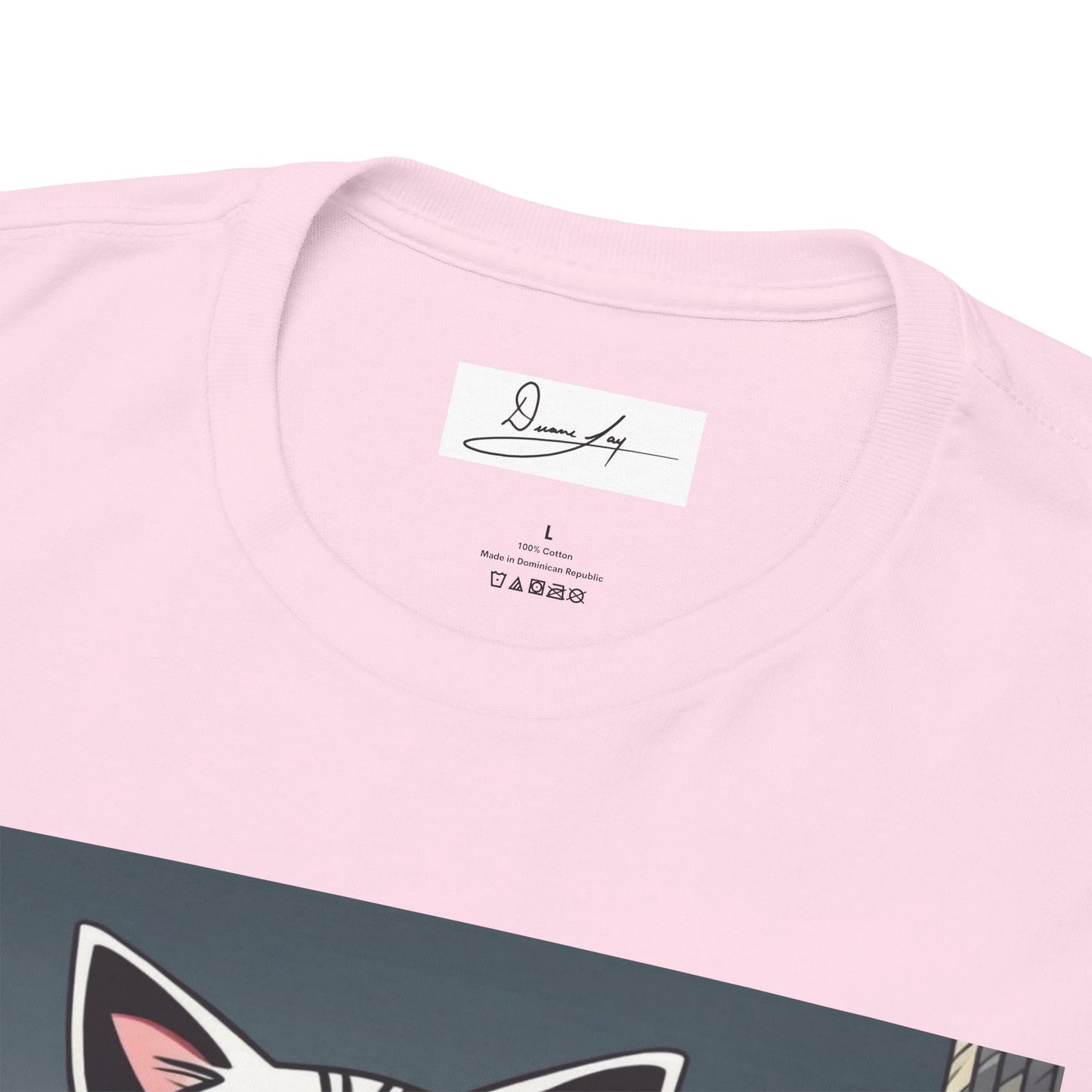 DuaneJay Cat Mafia Graphic Tee — cool cat in suit streetwear graphic tee 