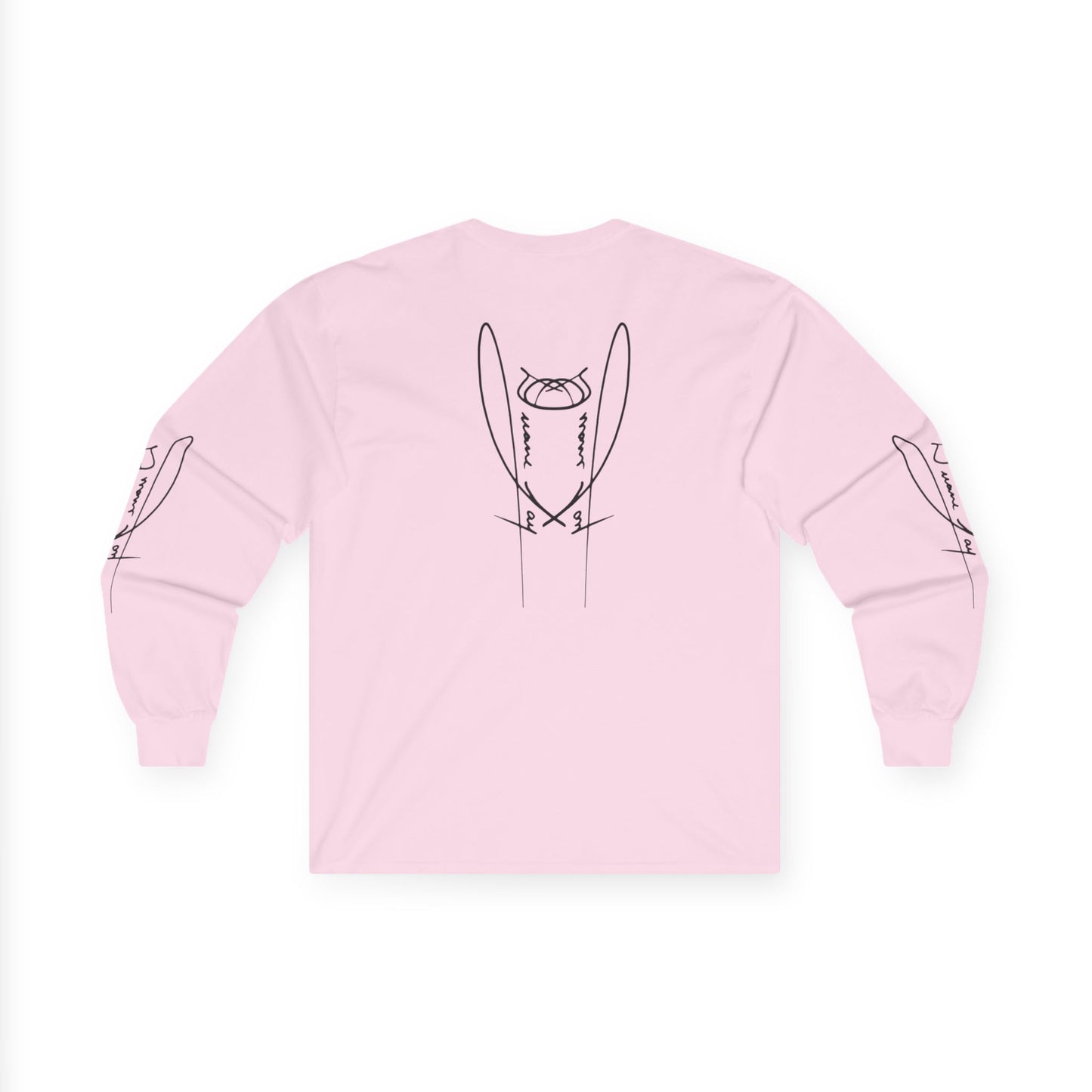 DuaneJay Signature Icon Long Sleeve Black Label — premium streetwear long sleeve featuring a bold black signature icon with an exclusive back design, crafted for comfort and style, the ultimate statement piece for those who live and breathe the DuaneJay Fashion lifestyle with confidence and distinction