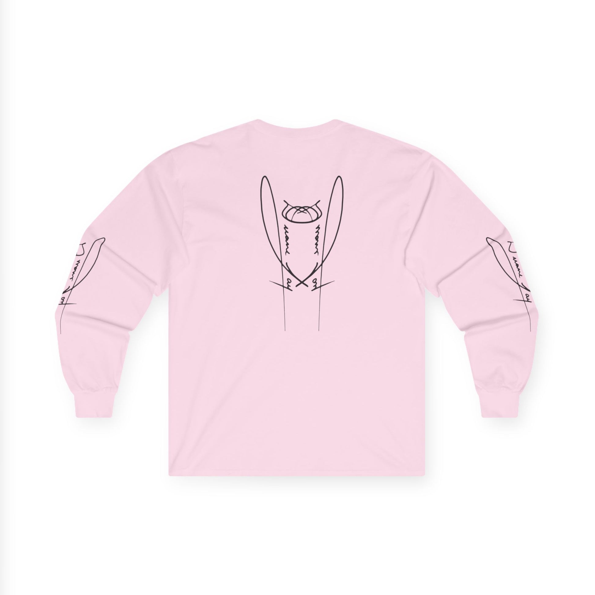 DuaneJay Signature Icon Long Sleeve Black Label — premium streetwear long sleeve featuring a bold black signature icon with an exclusive back design, crafted for comfort and style, the ultimate statement piece for those who live and breathe the DuaneJay Fashion lifestyle with confidence and distinction