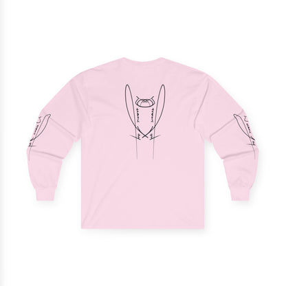 DuaneJay Signature Icon Long Sleeve Black Label — premium streetwear long sleeve featuring a bold black signature icon with an exclusive back design, crafted for comfort and style, the ultimate statement piece for those who live and breathe the DuaneJay Fashion lifestyle with confidence and distinction
