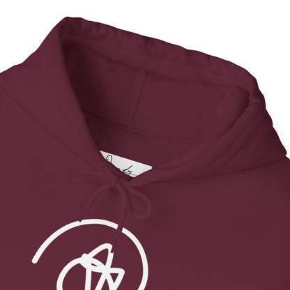DuaneJay Signature Hoodie White Logo — premium streetwear pullover featuring bold white signature design, crafted for comfort and style, the ultimate statement piece for those who live and breathe the DuaneJay Fashion lifestyle with confidence and distinction
