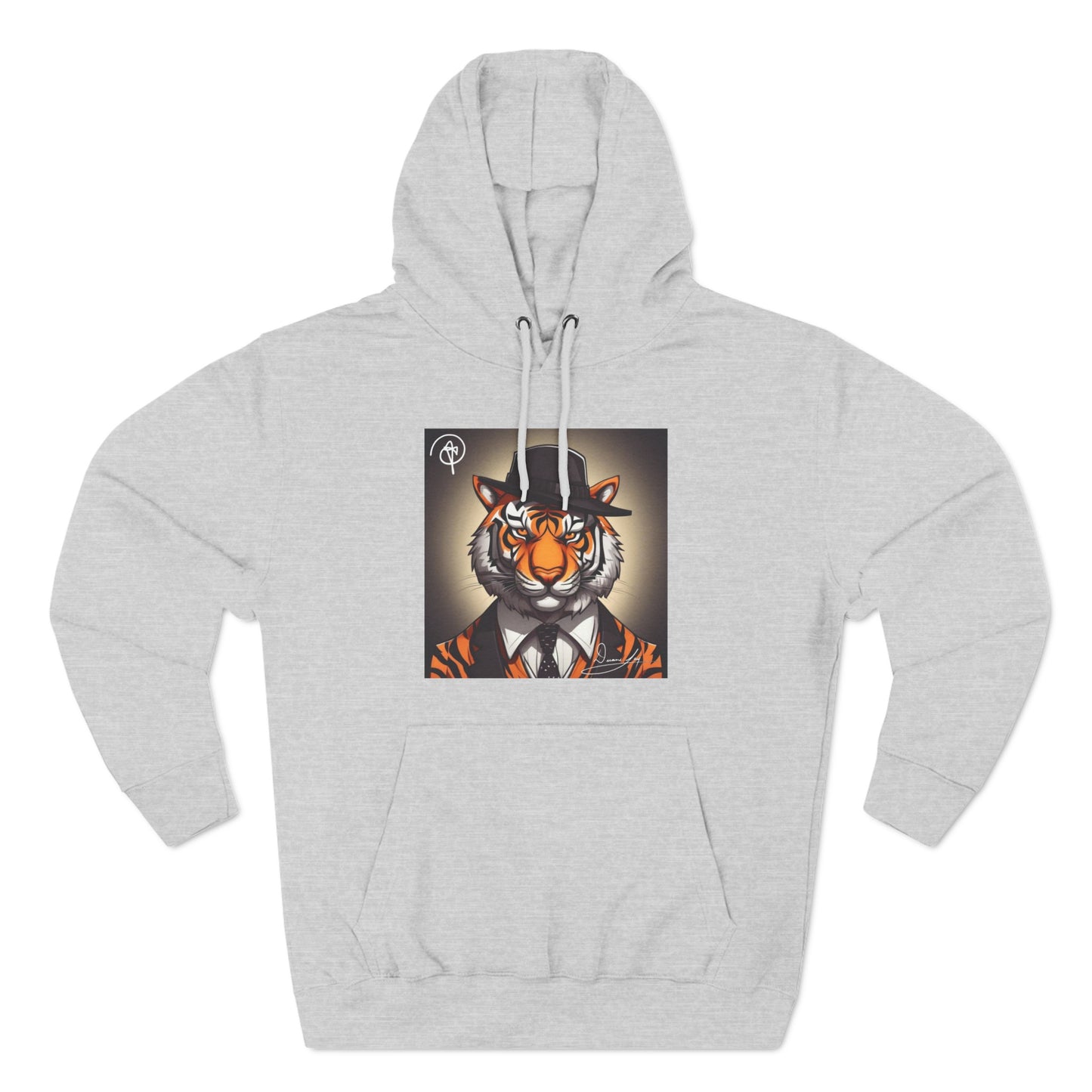 Three-Panel Tiger Fleece Hoodie