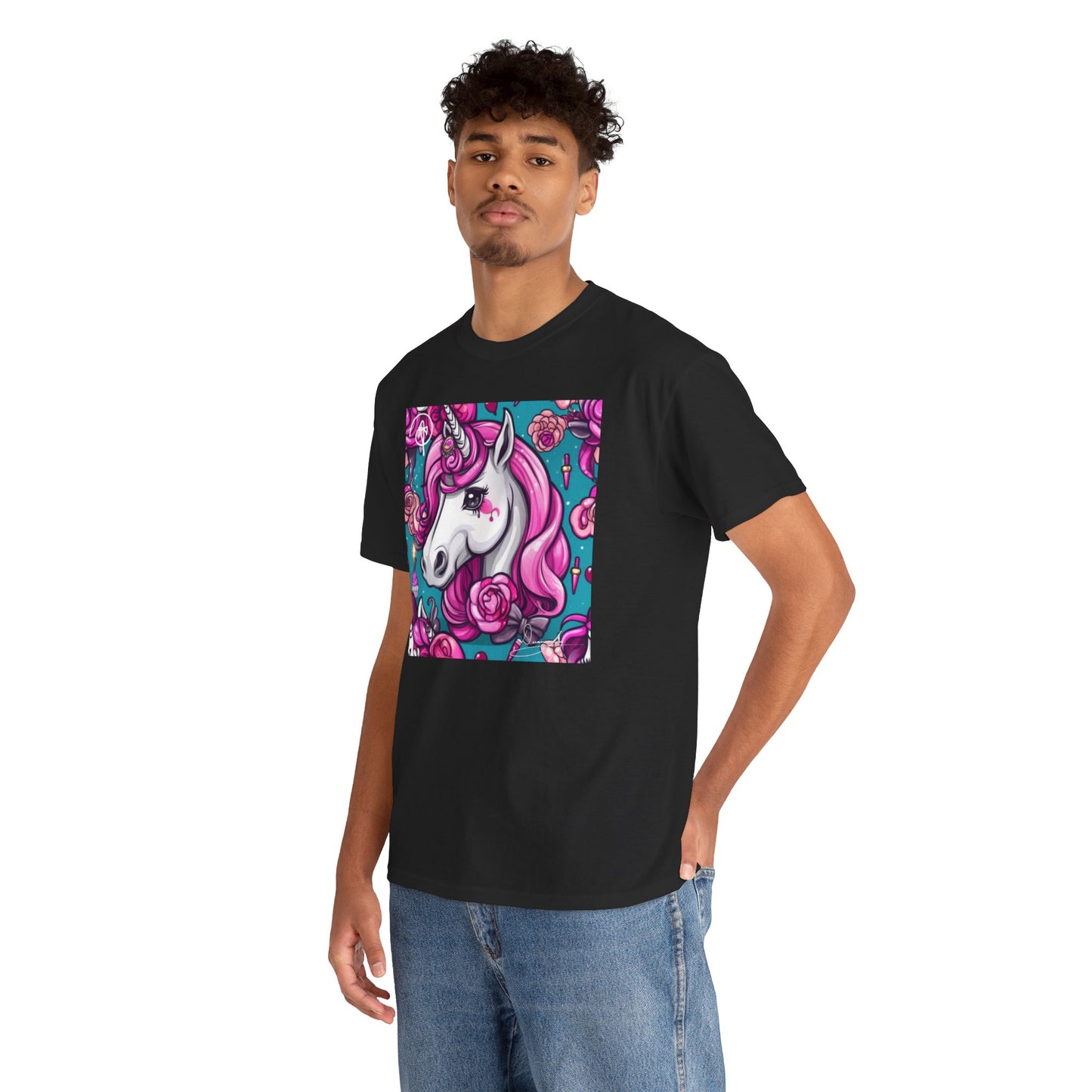 Adult Unisex Unicorn Heavy Cotton Tee