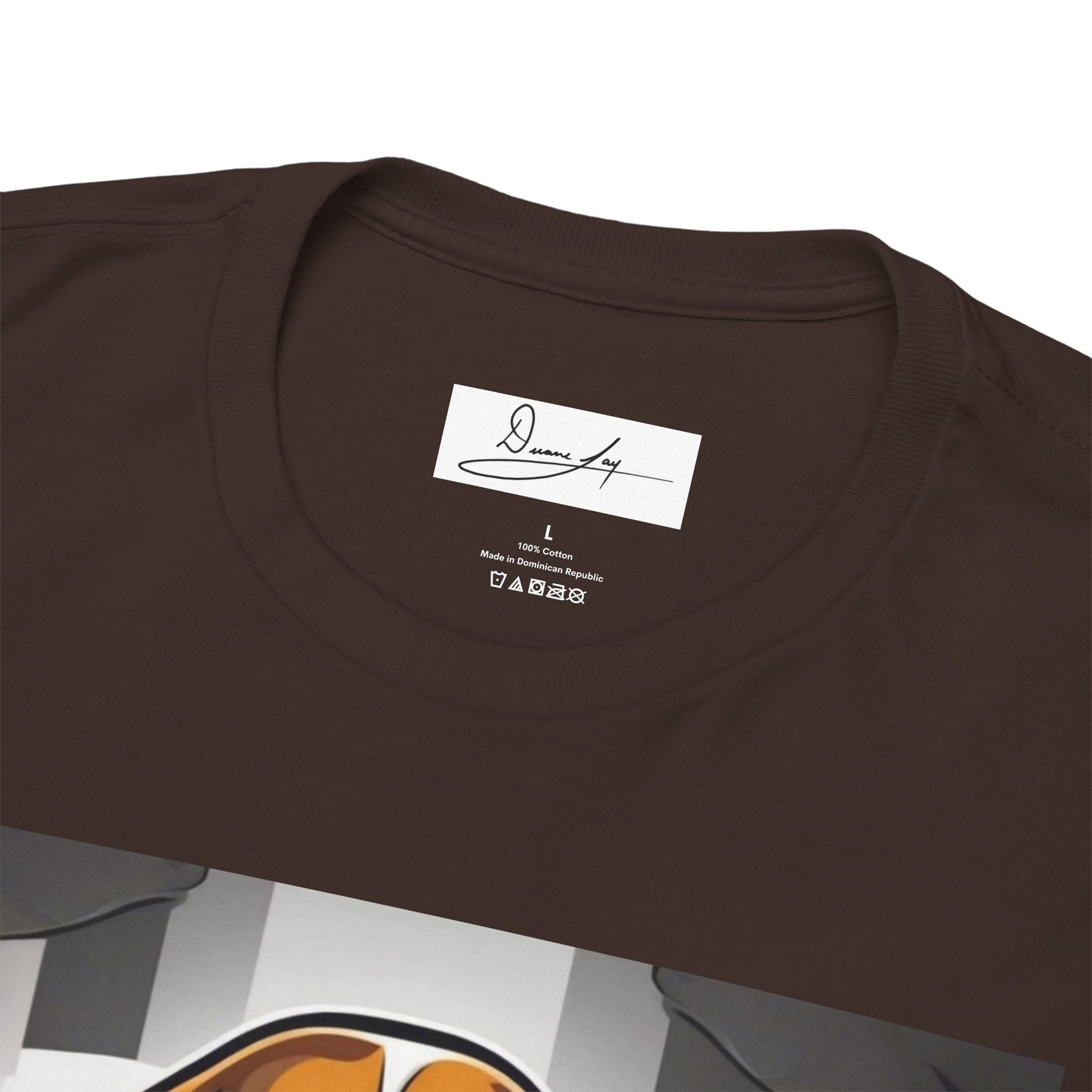 DuaneJay Beagle in a Suit T-Shirt — funny formal dog graphic tee featuring an adorable beagle dressed in a dapper suit, perfect for dog lovers who love bold streetwear style