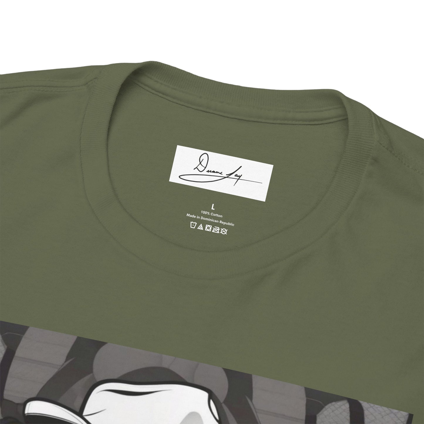 DuaneJay Lion Gangster Graphic Tee — powerful streetwear tee featuring a bold lion with gangster-inspired artistry, symbolizing strength, dominance, and signature style
