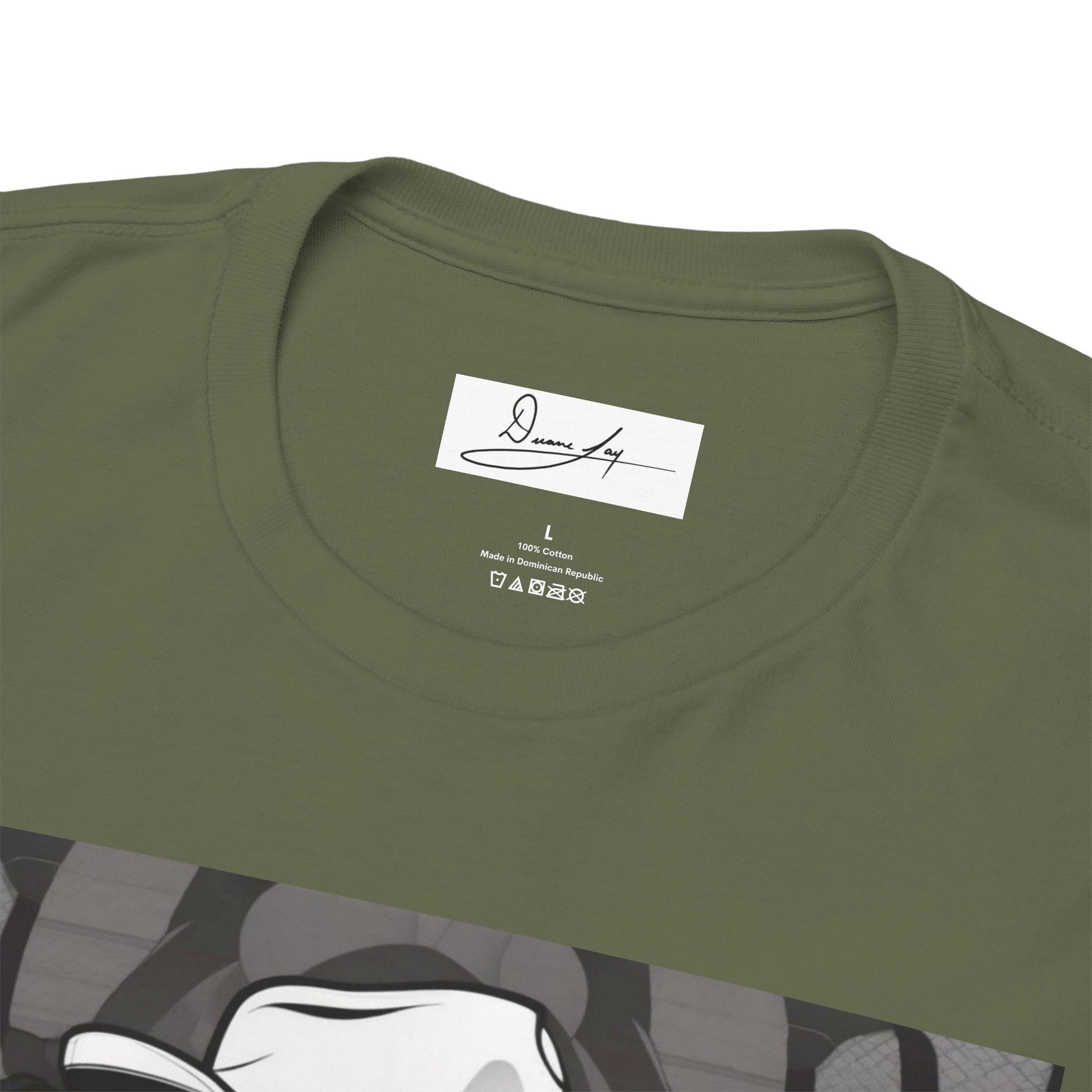 DuaneJay Lion Gangster Graphic Tee — powerful streetwear tee featuring a bold lion with gangster-inspired artistry, symbolizing strength, dominance, and signature style