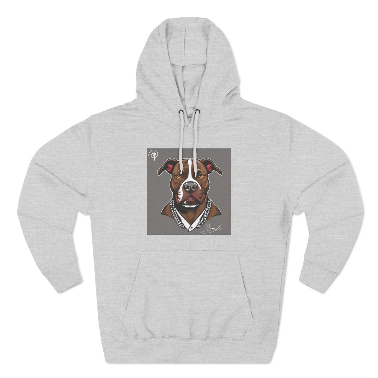 Three-Panel Pitbull Fleece Hoodie