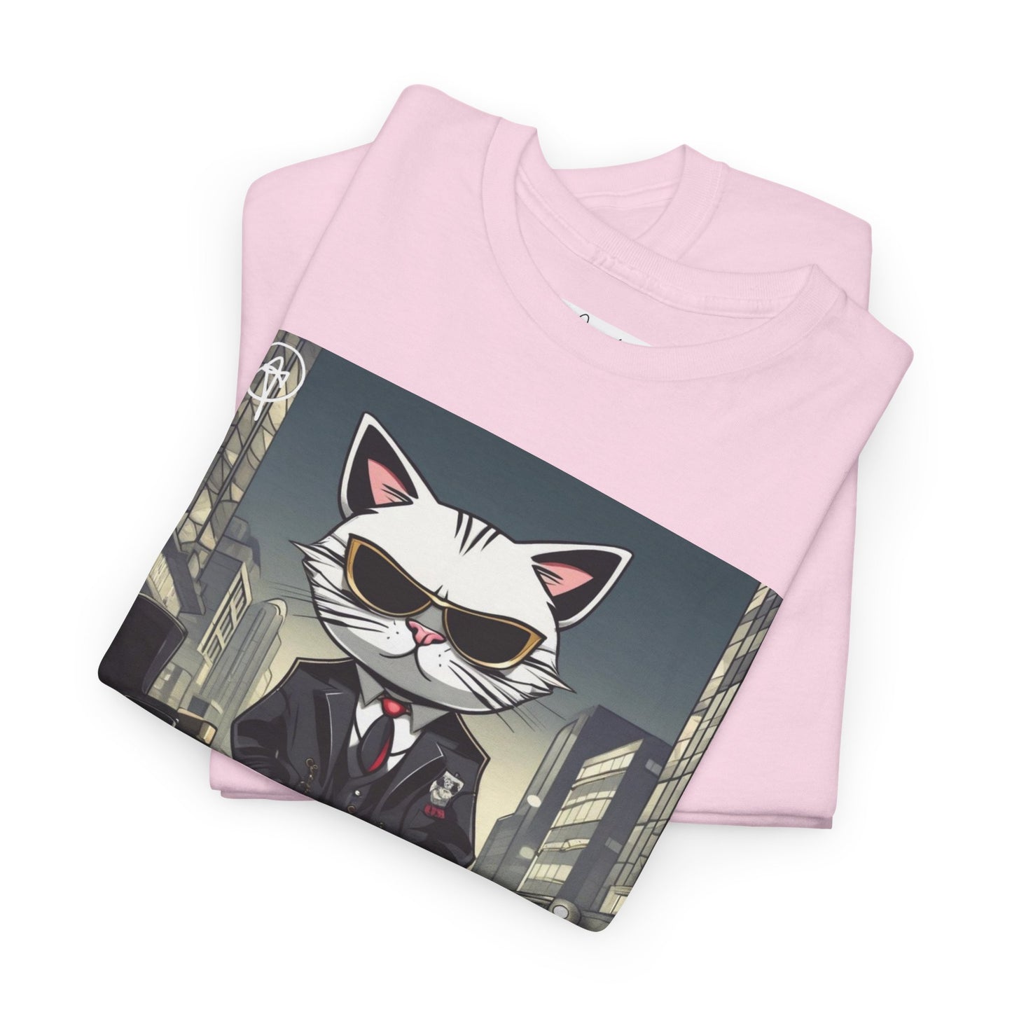 Unisex Cat Heavy Cotton Tee