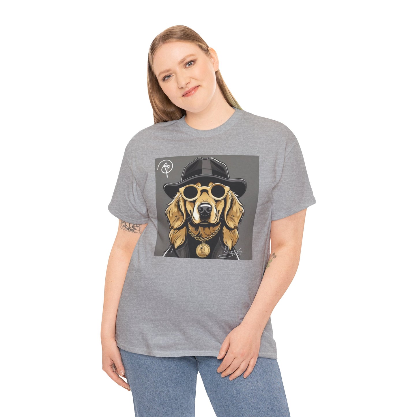 Unisex Golden Retriever Heavy Cotton Tee