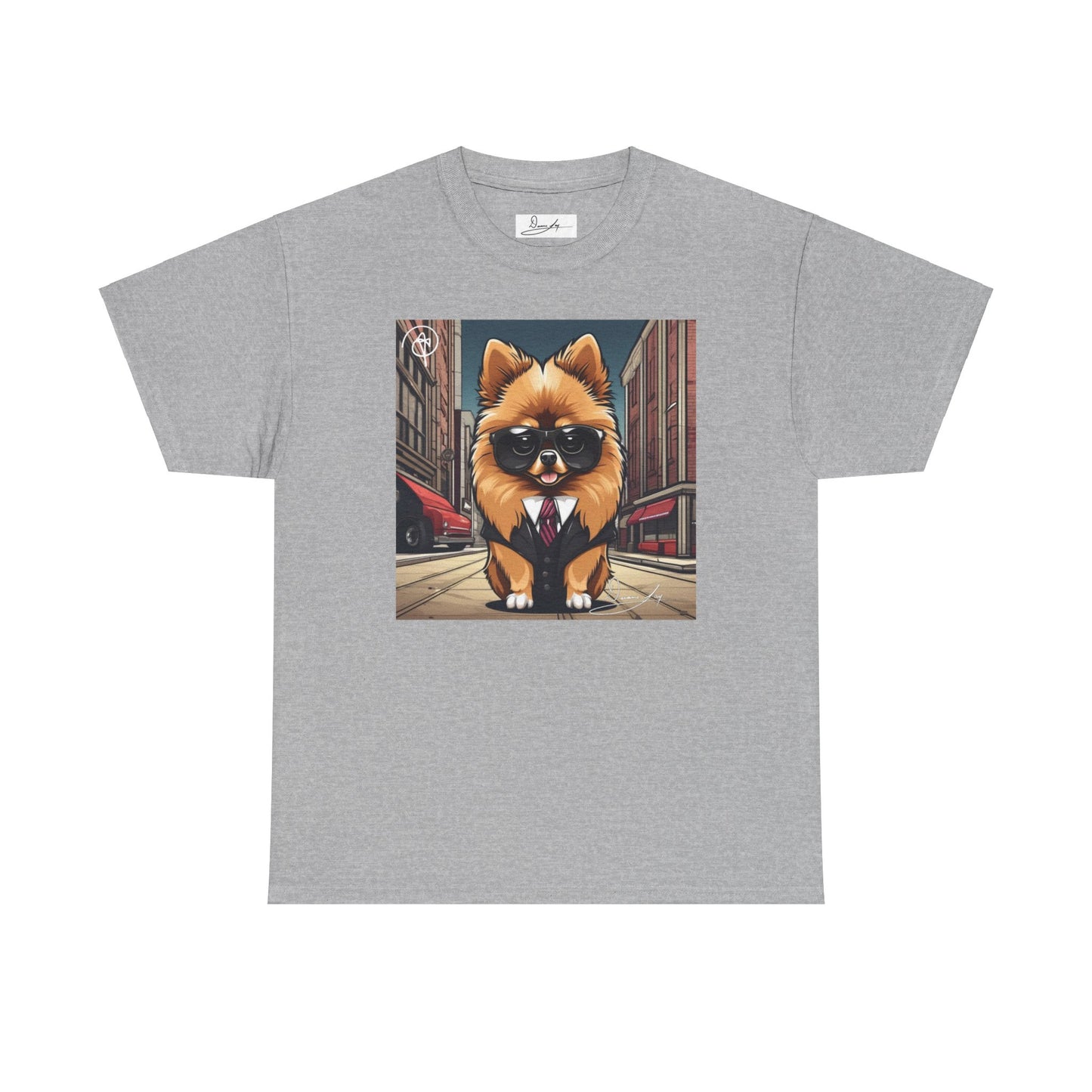 Adult Unisex Pomeranian Heavy Cotton Tee