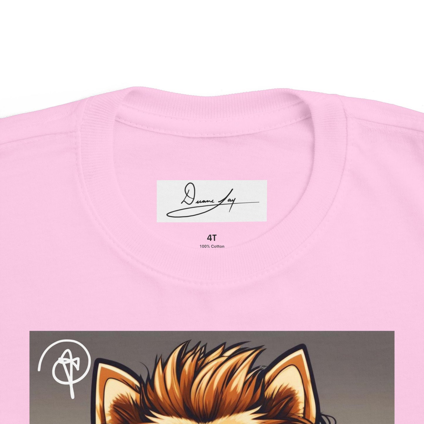 DuaneJay Cool Pomeranian Kids T-Shirt — fun kids graphic tee featuring an adorable Pomeranian rocking sunglasses and headphones, a bold and playful streetwear-inspired look for kids who carry the DuaneJay Fashion style with confidence