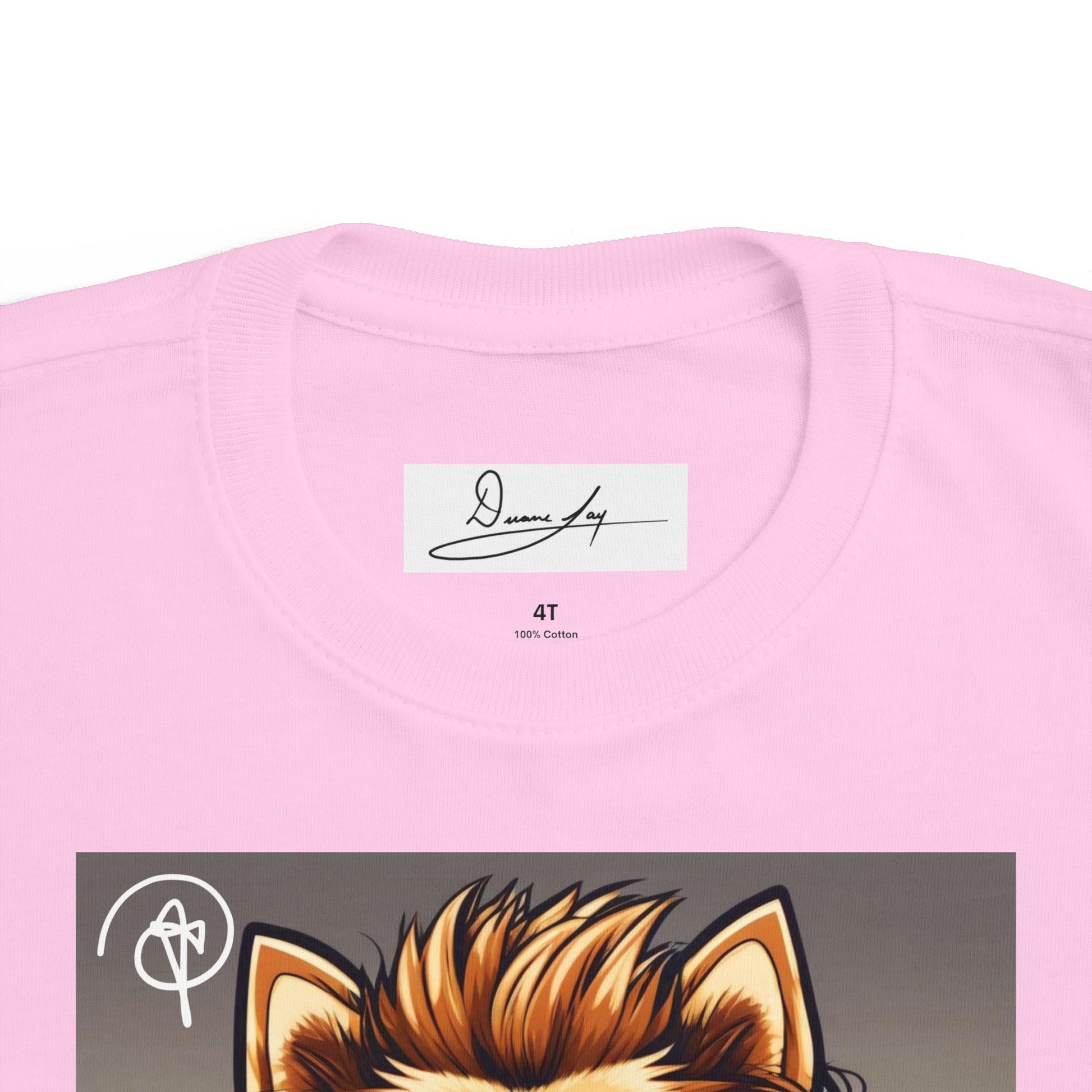 DuaneJay Cool Pomeranian Kids T-Shirt — fun kids graphic tee featuring an adorable Pomeranian rocking sunglasses and headphones, a bold and playful streetwear-inspired look for kids who carry the DuaneJay Fashion style with confidence