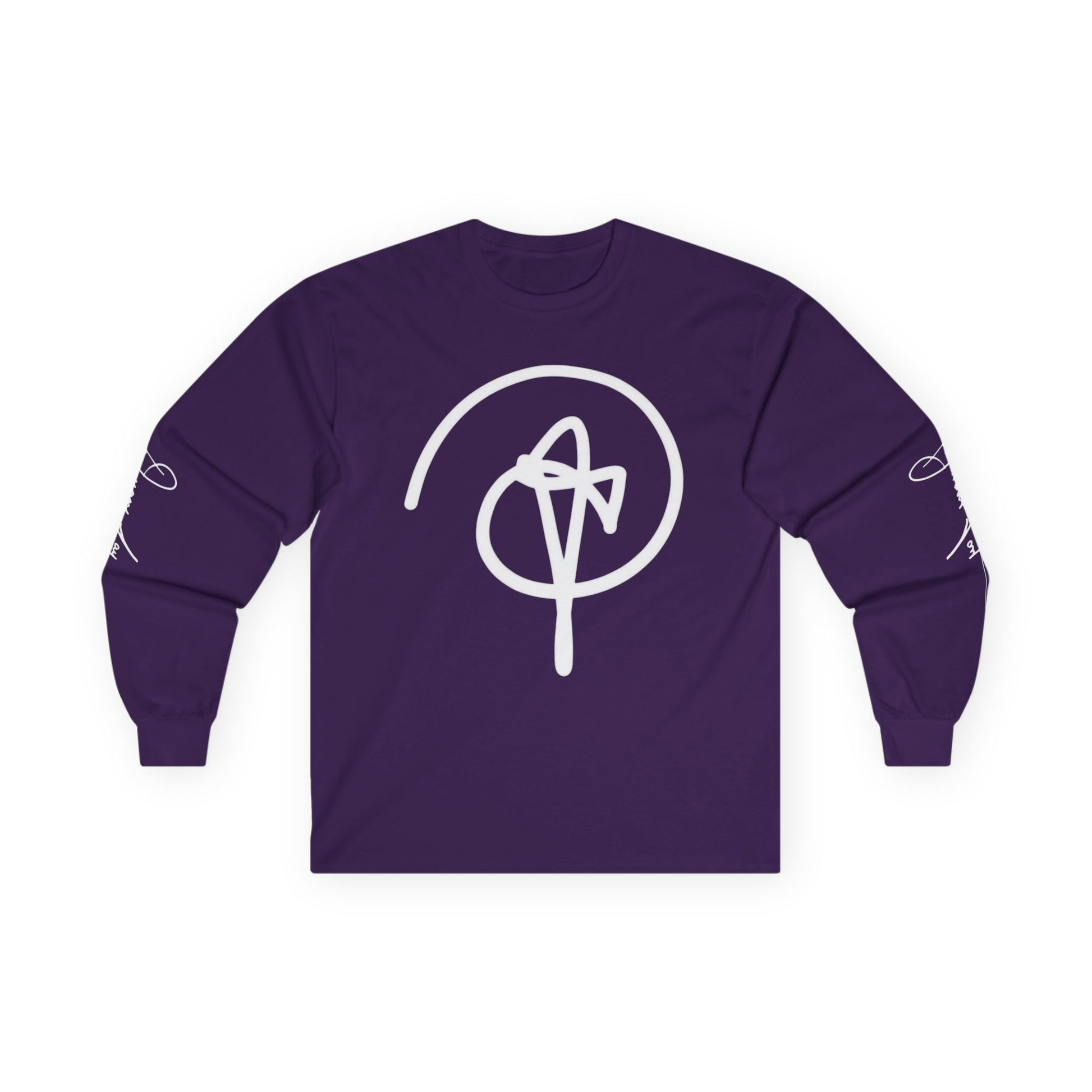 DuaneJay Signature Icon Long Sleeve White Label — premium streetwear long sleeve featuring a bold white signature icon with an exclusive back design, crafted for comfort and style, the ultimate statement piece for those who live and breathe the DuaneJay Fashion lifestyle with confidence and distinction