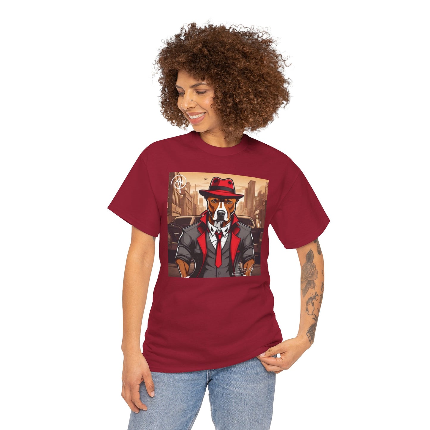 Unisex  Pitbull Heavy Cotton Tee