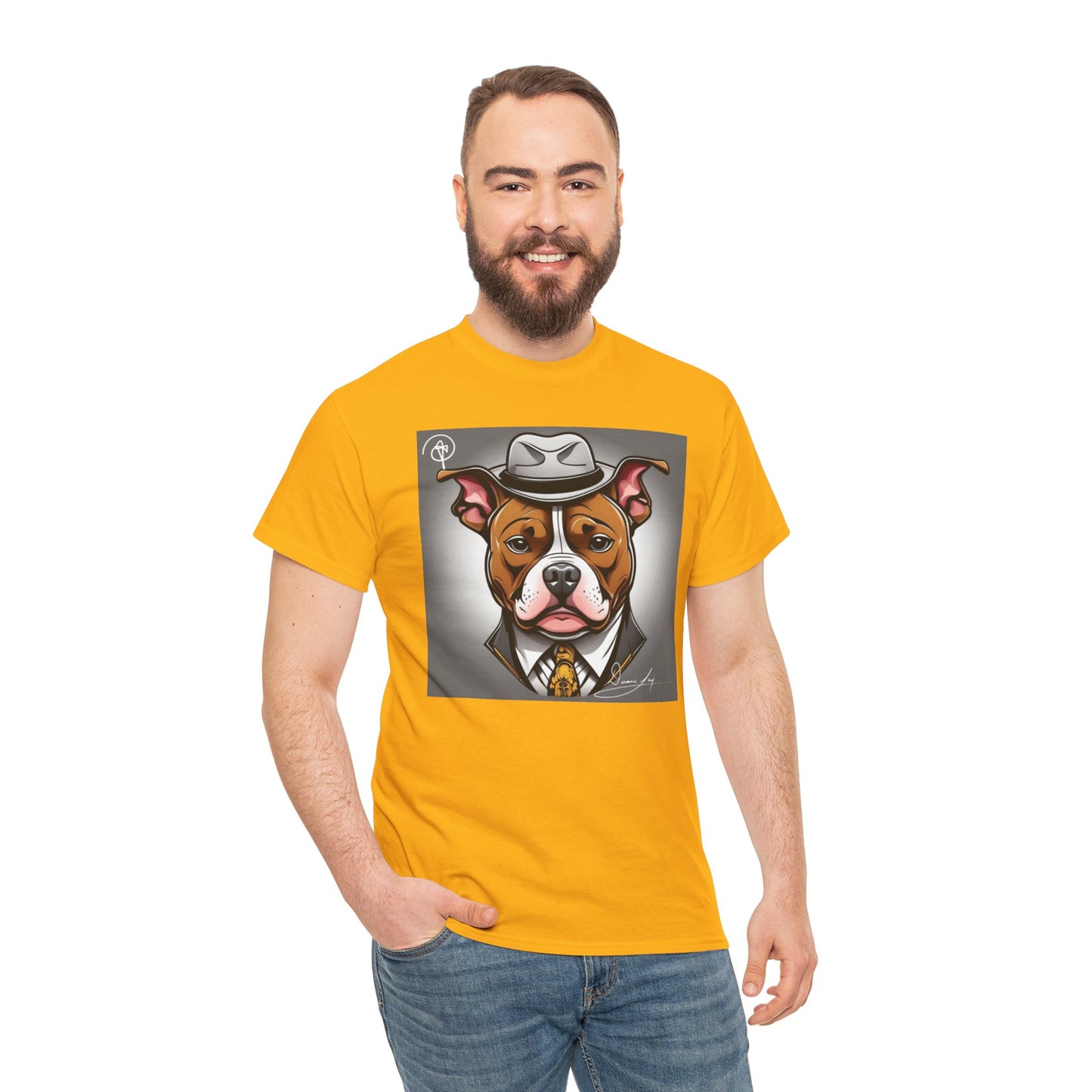 Unisex Pitbull Heavy Cotton Tee