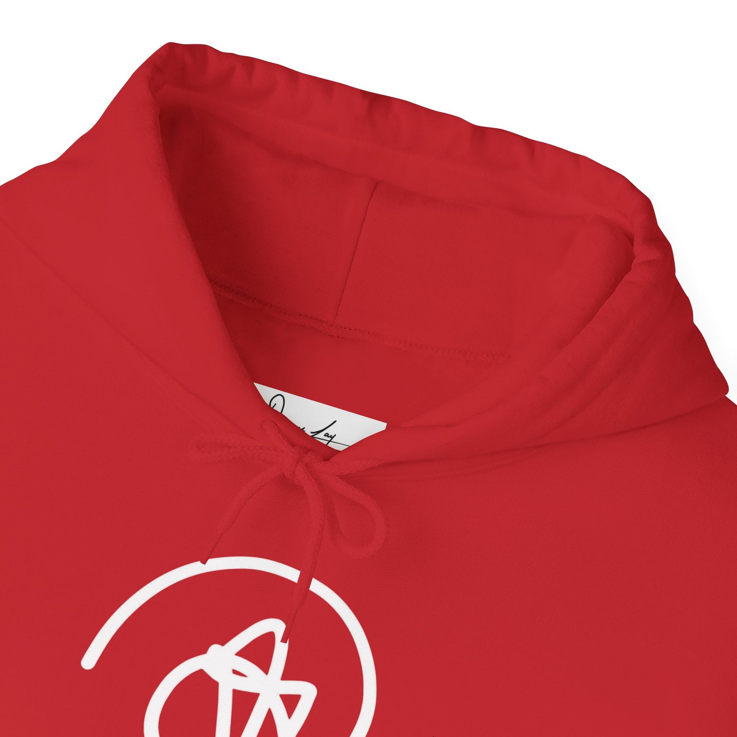 DuaneJay Signature Hoodie White Logo — premium streetwear pullover featuring bold white signature design, crafted for comfort and style, the ultimate statement piece for those who live and breathe the DuaneJay Fashion lifestyle with confidence and distinction