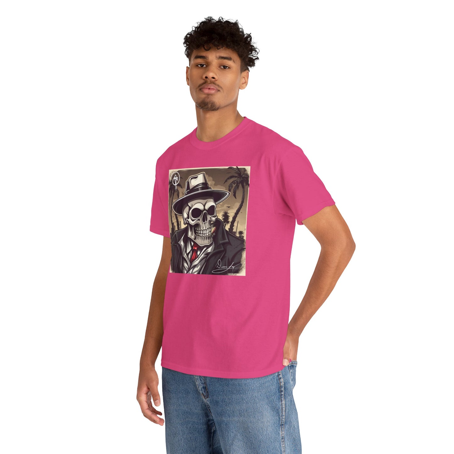 Unisex Boss Skeleton Heavy Cotton Tee