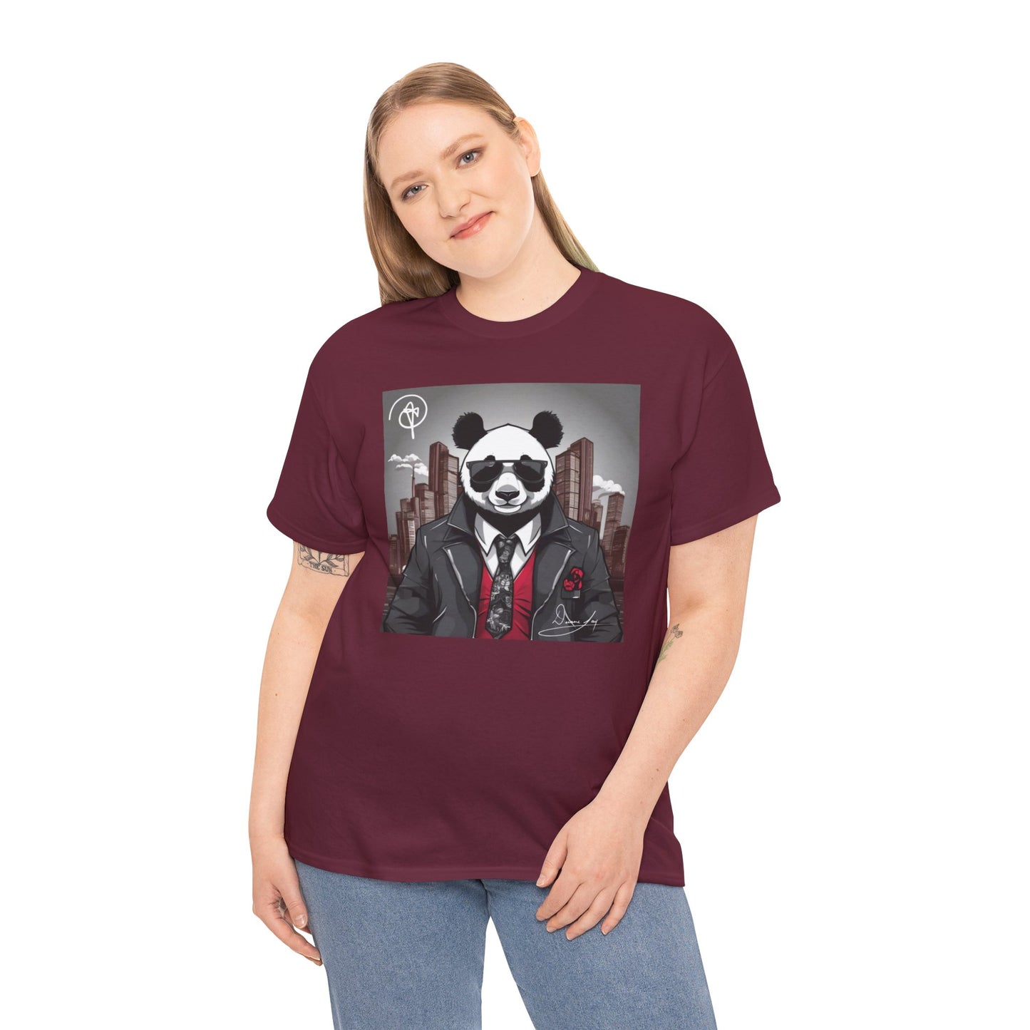 Unisex Boss Panda Heavy Cotton Tee