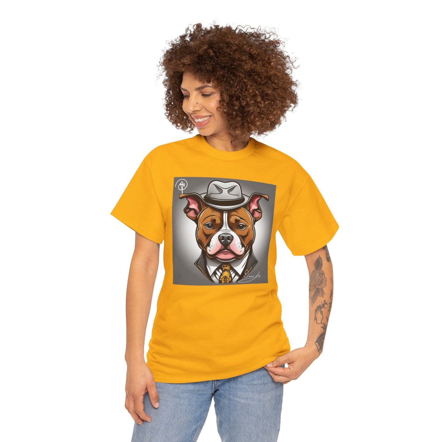 Unisex Pitbull Heavy Cotton Tee