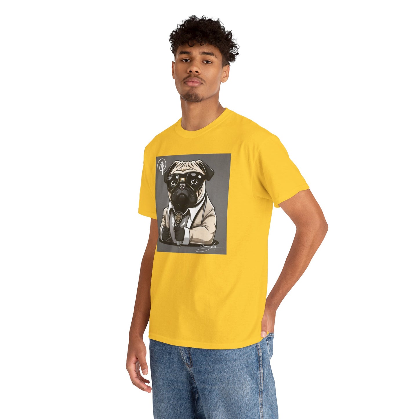 Unisex Pug Heavy Cotton Tee